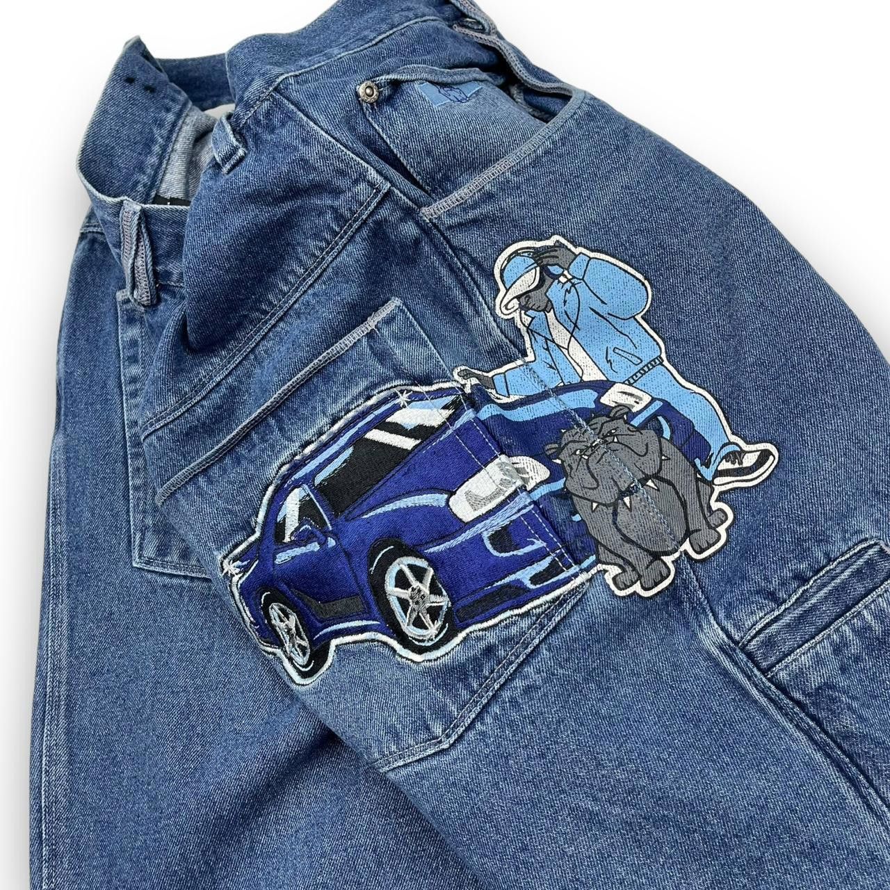 Designer Men's Blue Shorts Size US 30 / EU 46 - 3 Thumbnail
