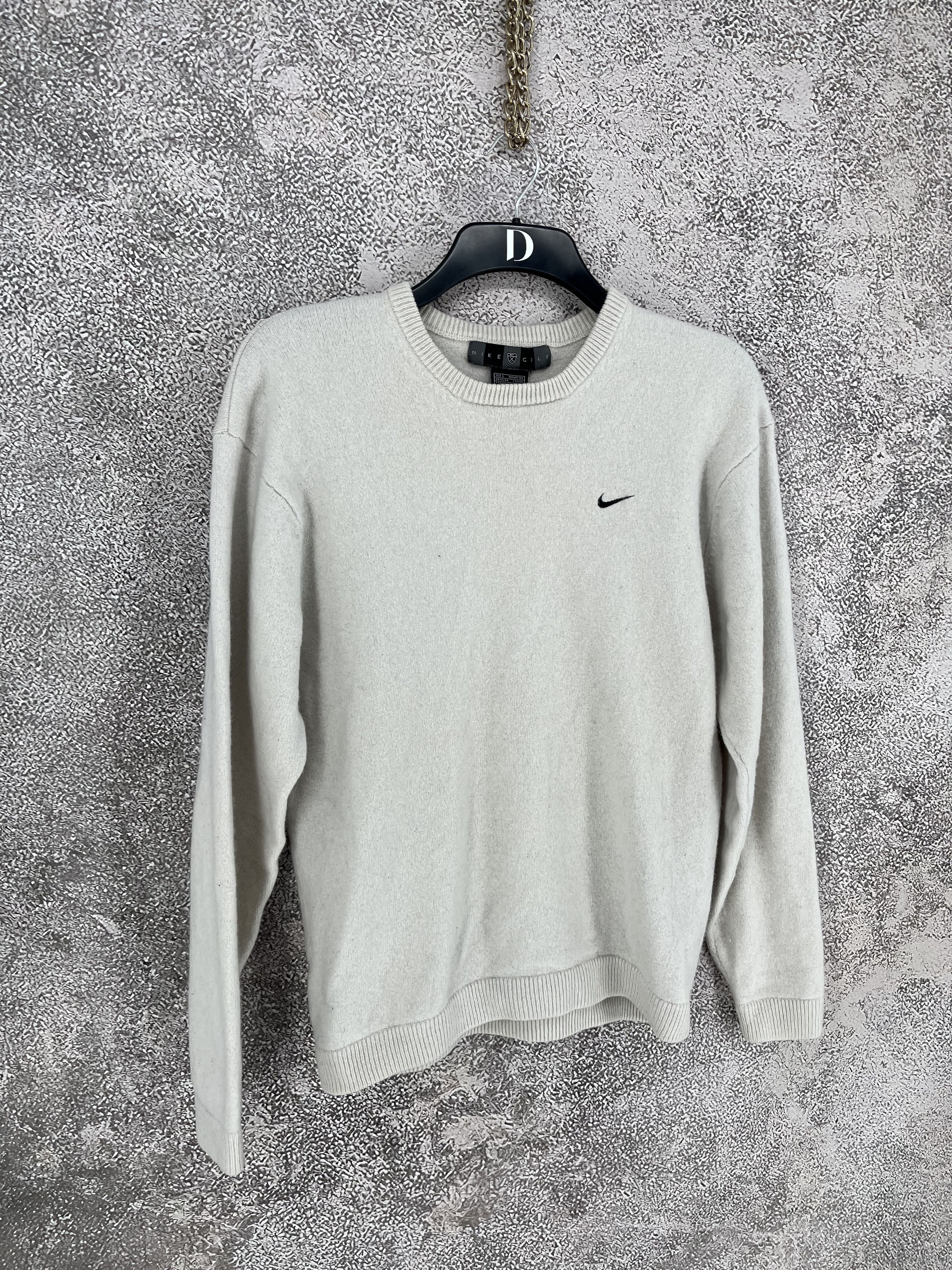 Nike Nike Golf Sweatshirt Men Essentials Crew Earthtone Swoosh Size US M / EU 48-50 / 2 - 2 Thumbnail