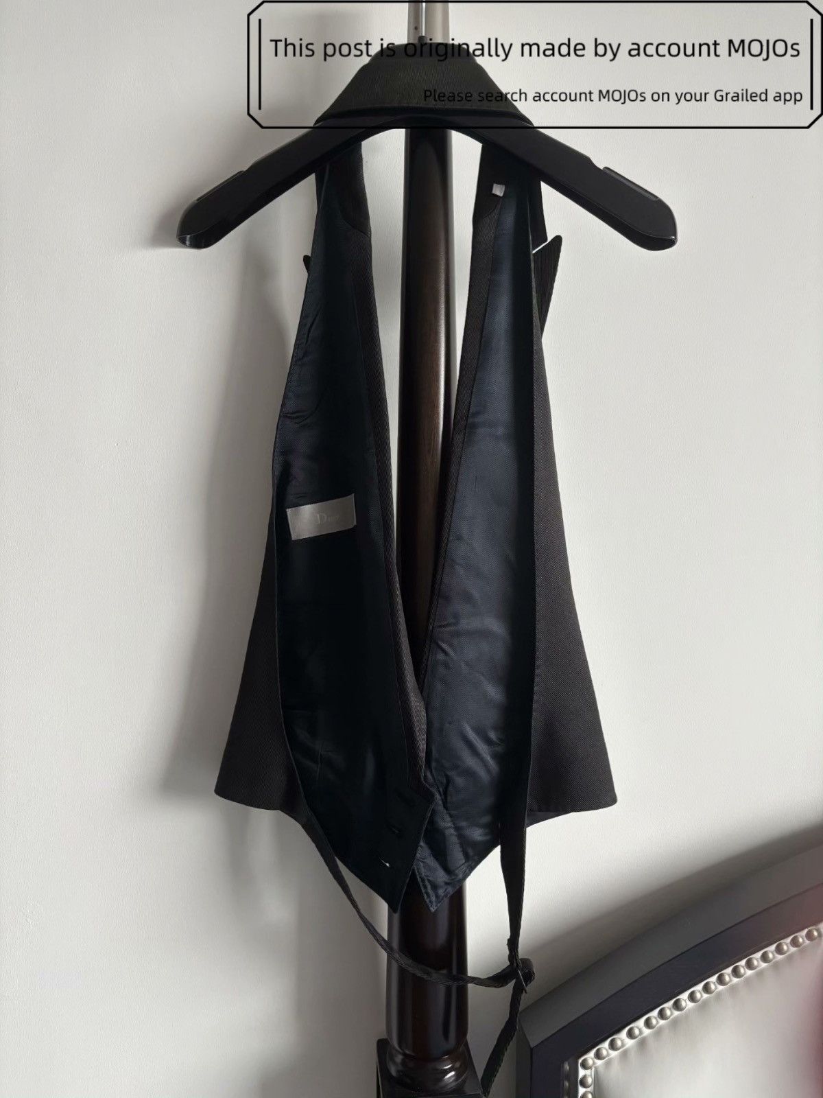 Dior Sz 44 Dior Homme 06SS Runway Laced Vest mojos1222510 Size US S / EU 44-46 / 1 - 2 Thumbnail