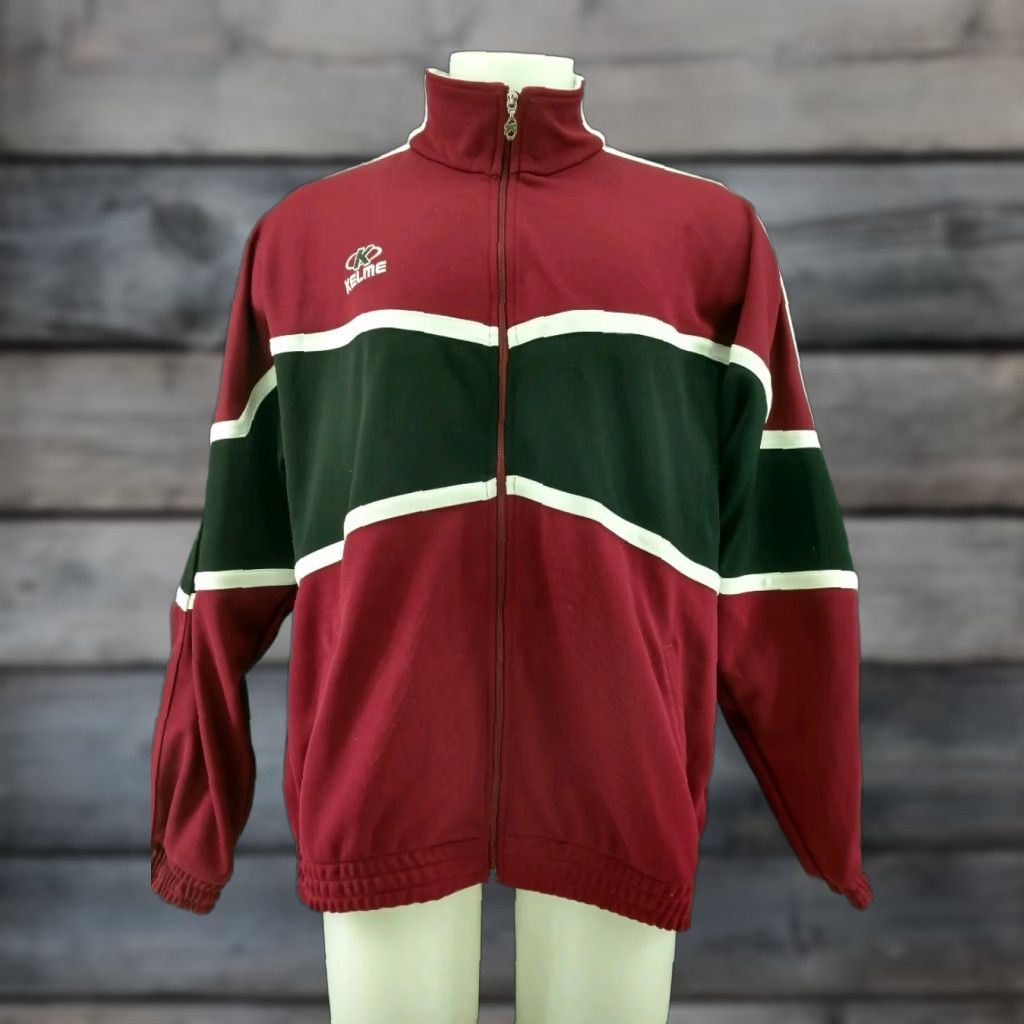 Vintage KELME 2XL Red Burgundy FUTBOL PROFESSIONAL SOCCER JACKET MENS XXL Size Size US XXL / EU 58 / 5 - 1 Thumbnail