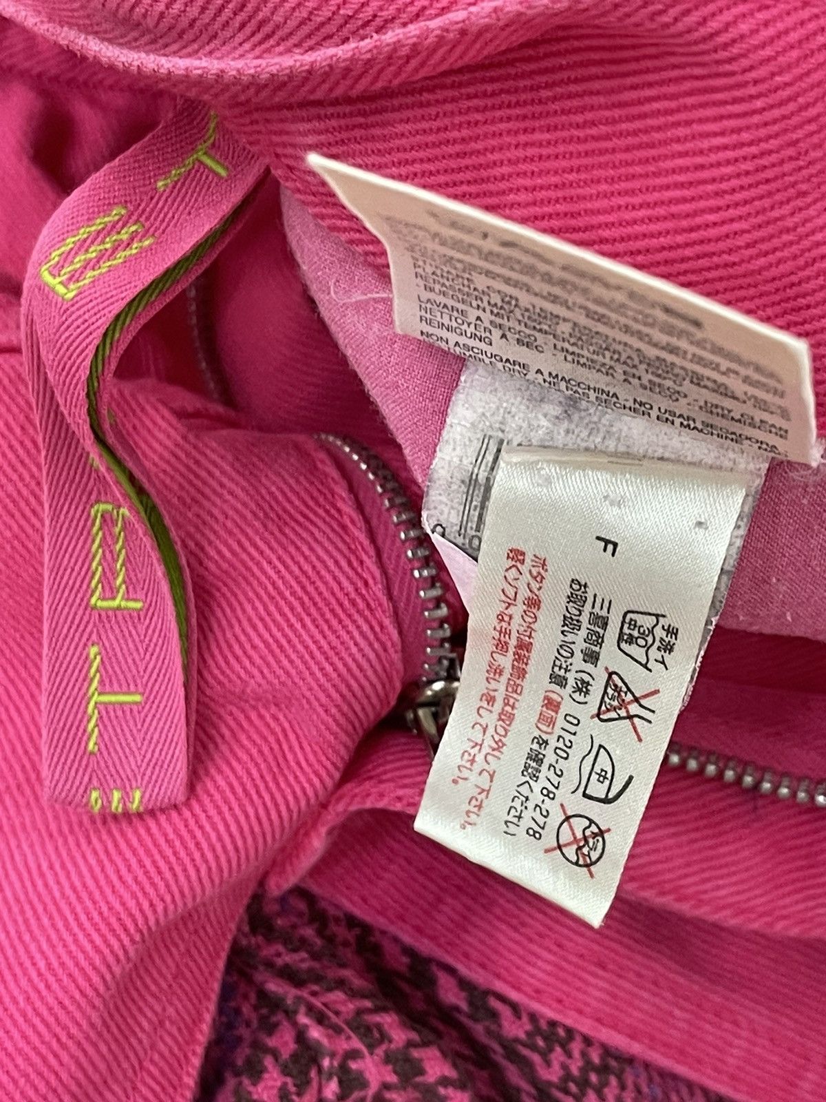 Japanese Brand Hybrid Jeans Etro Italy Pinky Denim Regular Straight 8🟦7 Size US 32 / EU 48 - 20 Thumbnail