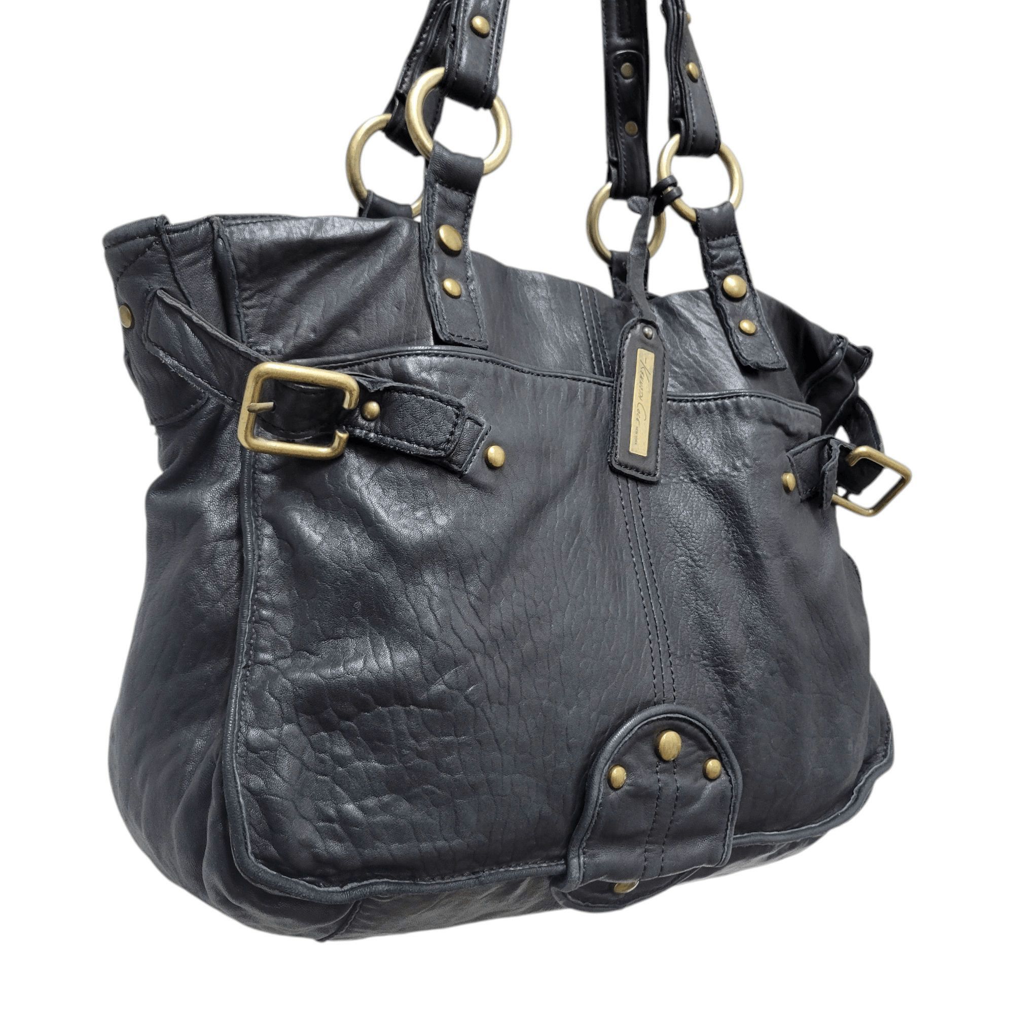 Kenneth Cole Kenneth Cole New York Genuine Leather Satchel Shoulder Bag Size ONE SIZE - 8 Thumbnail