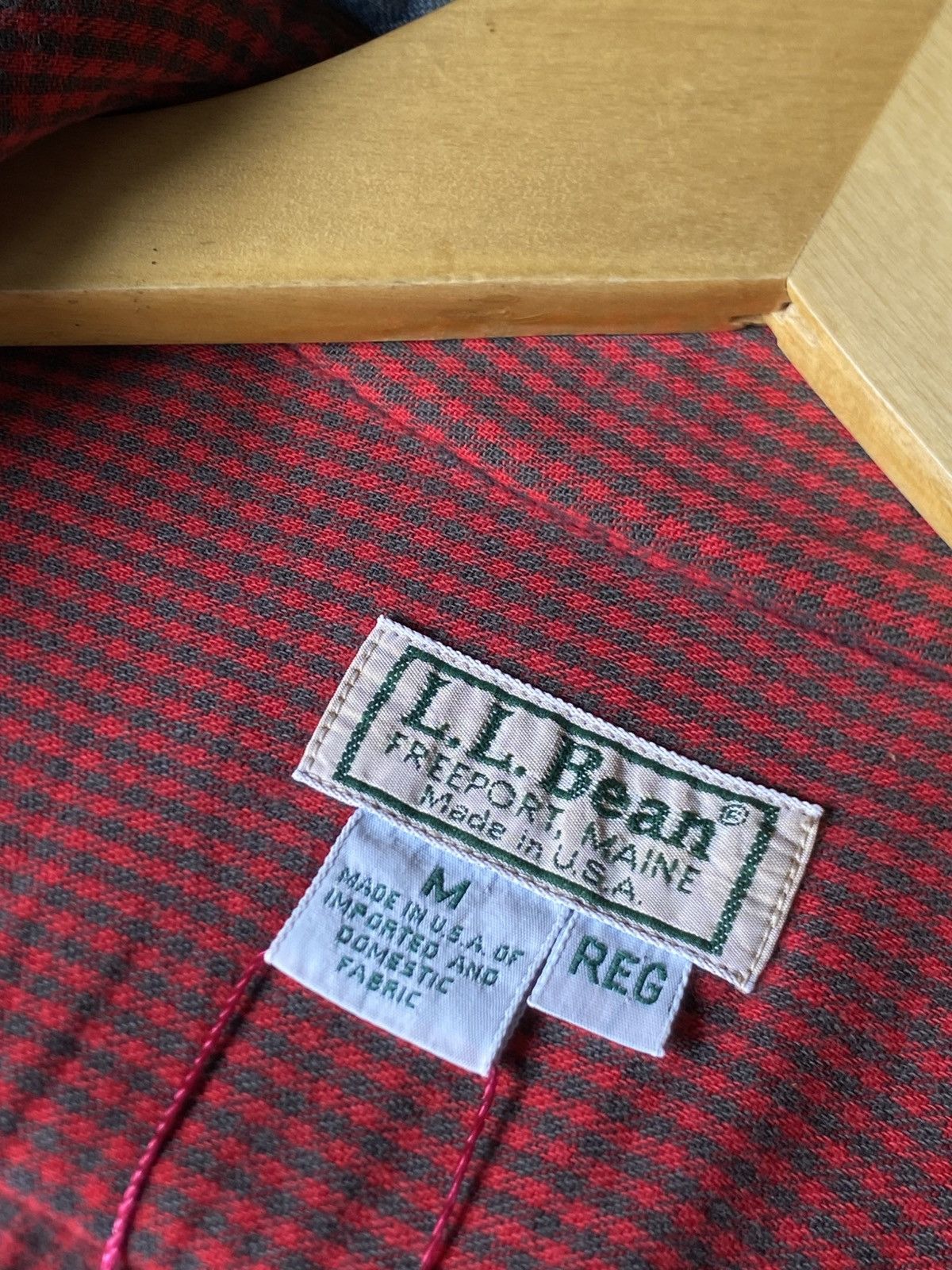 L.L. Bean 80s USA L.L BEAN FLANNEL LINED DENIM SHIRT Size US XL / EU 56 / 4 - 5 Thumbnail