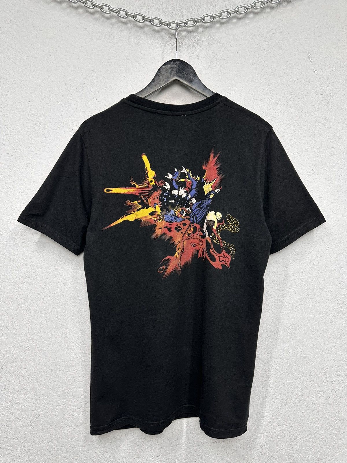 Givenchy Vintage Black T-Shirt Givenchy Monogram Tee Faded Ed Hardy Size US M / EU 48-50 / 2 - 2 Thumbnail