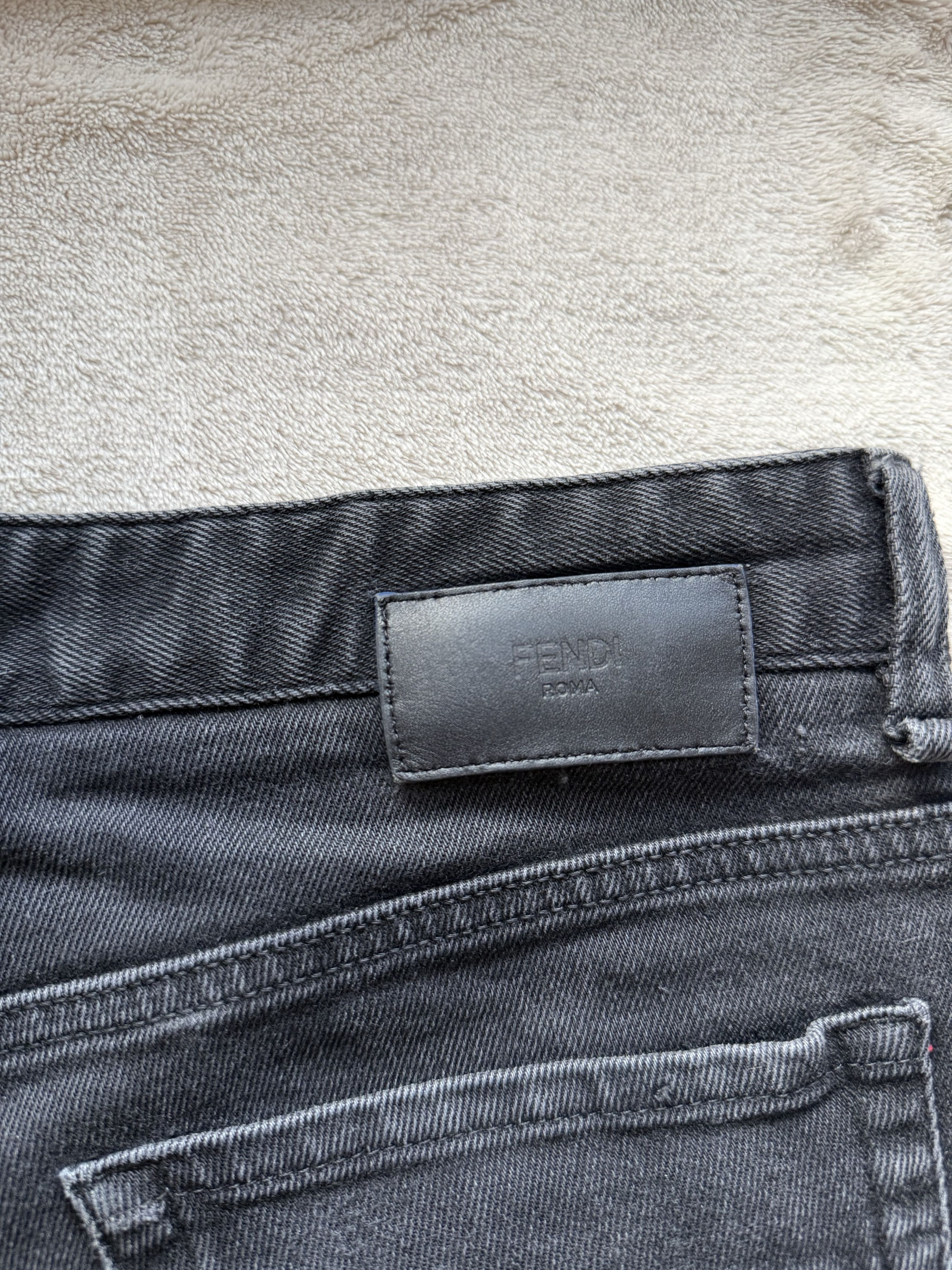Fendi Fendi black men`s jeans Size US 34 / EU 50 - 5 Thumbnail