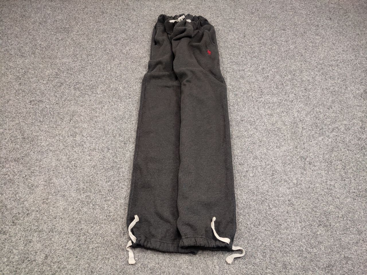 Polo Ralph Lauren Polo Ralph Lauren Vintage Dark Gray logo baggy Jogger Pants Grailed