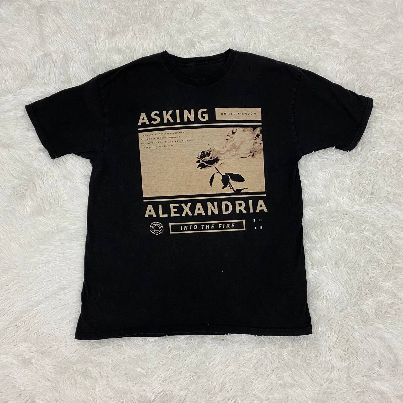 Band Tees Metalcore band asking alexandria into the fire Size US XL / EU 56 / 4 - 1 Thumbnail