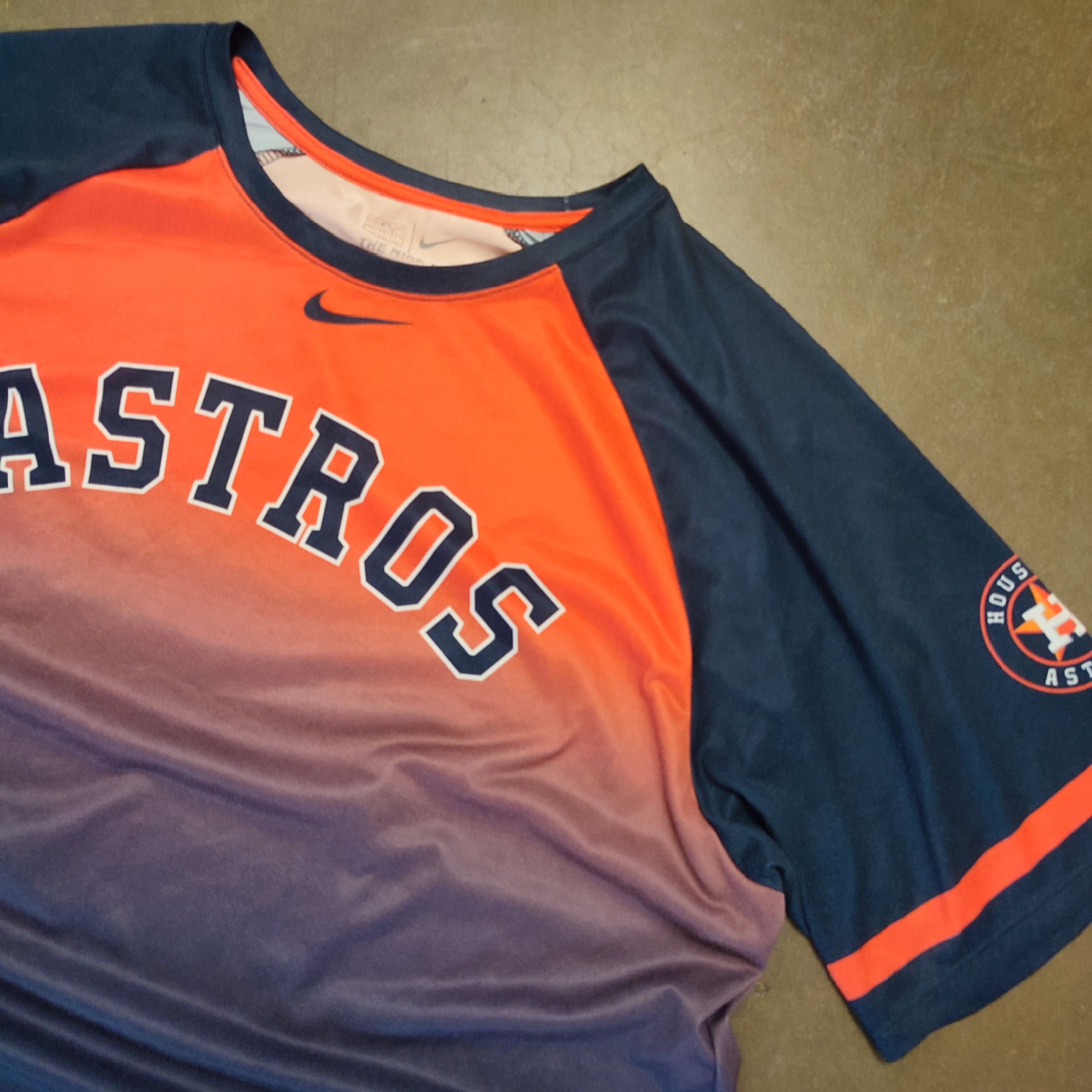 Nike Nike Men’s Houston Astros Dri-Fit Sublimated Raglan T-Shirt Size US XL / EU 56 / 4 - 2 Thumbnail