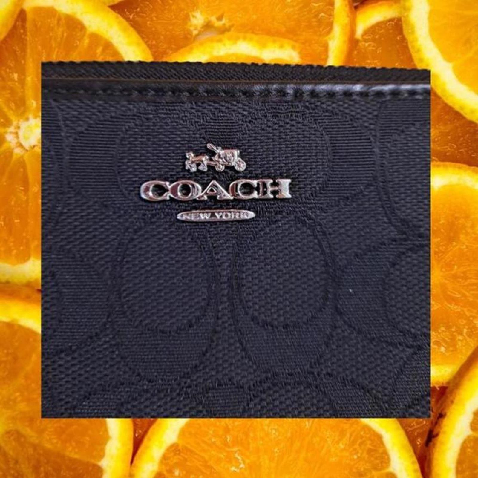 Coach Black Coach Signature Monogram Wallet‎ Size ONE SIZE - 2 Thumbnail
