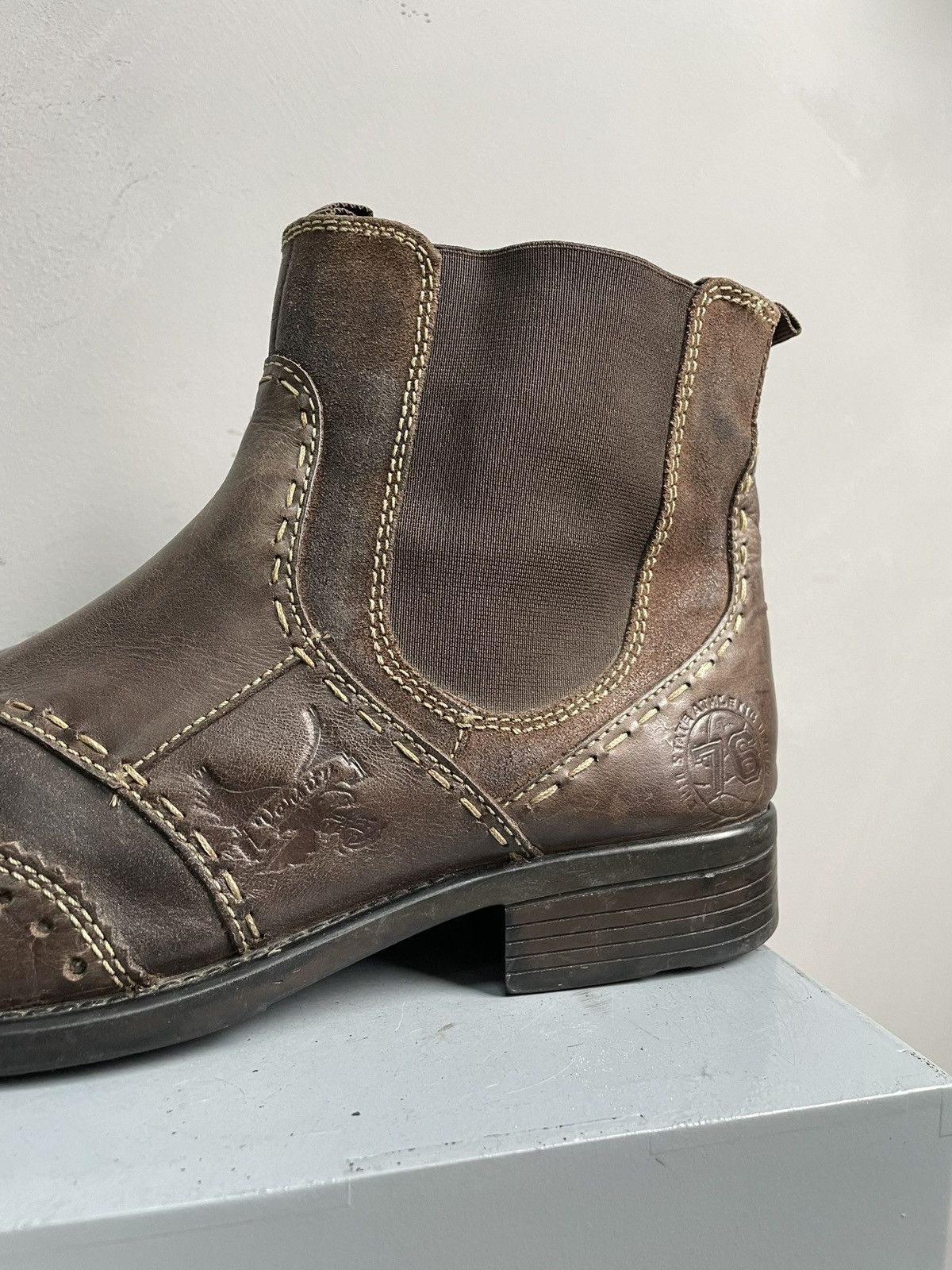 Undercover Rare brown leather platform boots hype brogue guidi style Size US 11 / EU 44 - 9 Thumbnail