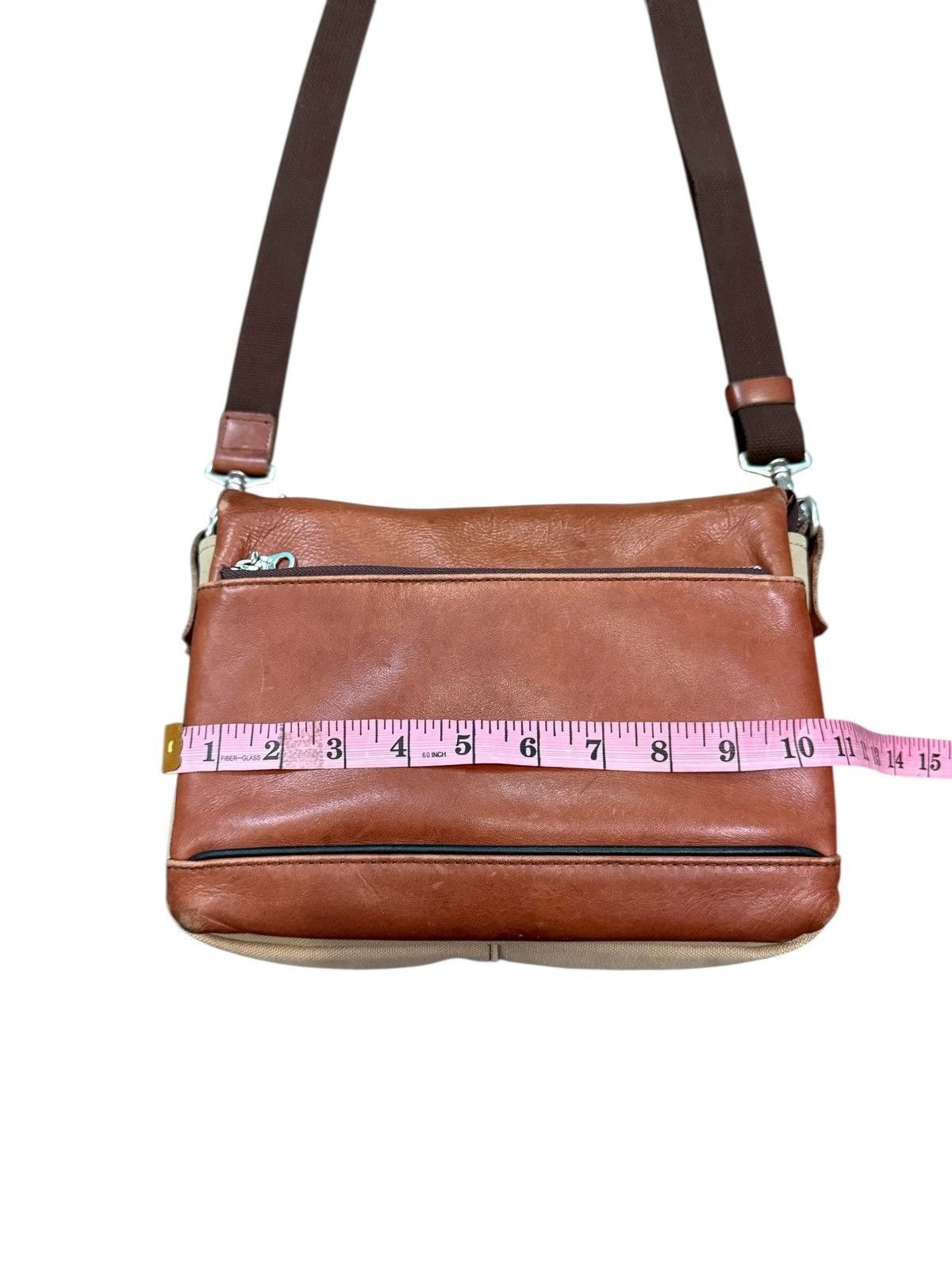 Japanese Brand RARE BAGGY PORT LEATHER CROSSBODY BAG Size ONE SIZE - 14 Thumbnail
