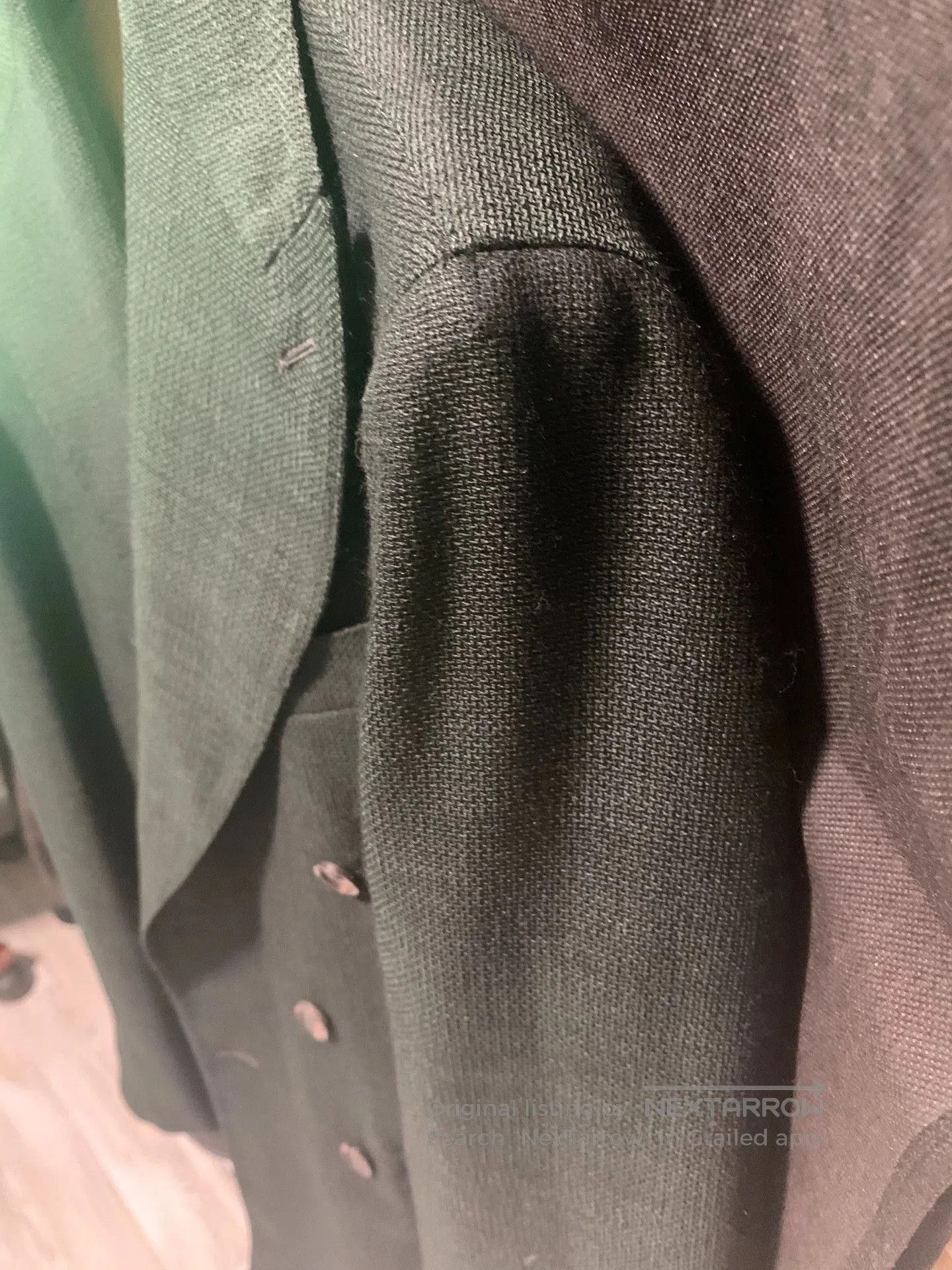 Stile Latino Green Double-Breasted Light Jacket. Size US M / EU 48-50 / 2 - 3 Thumbnail