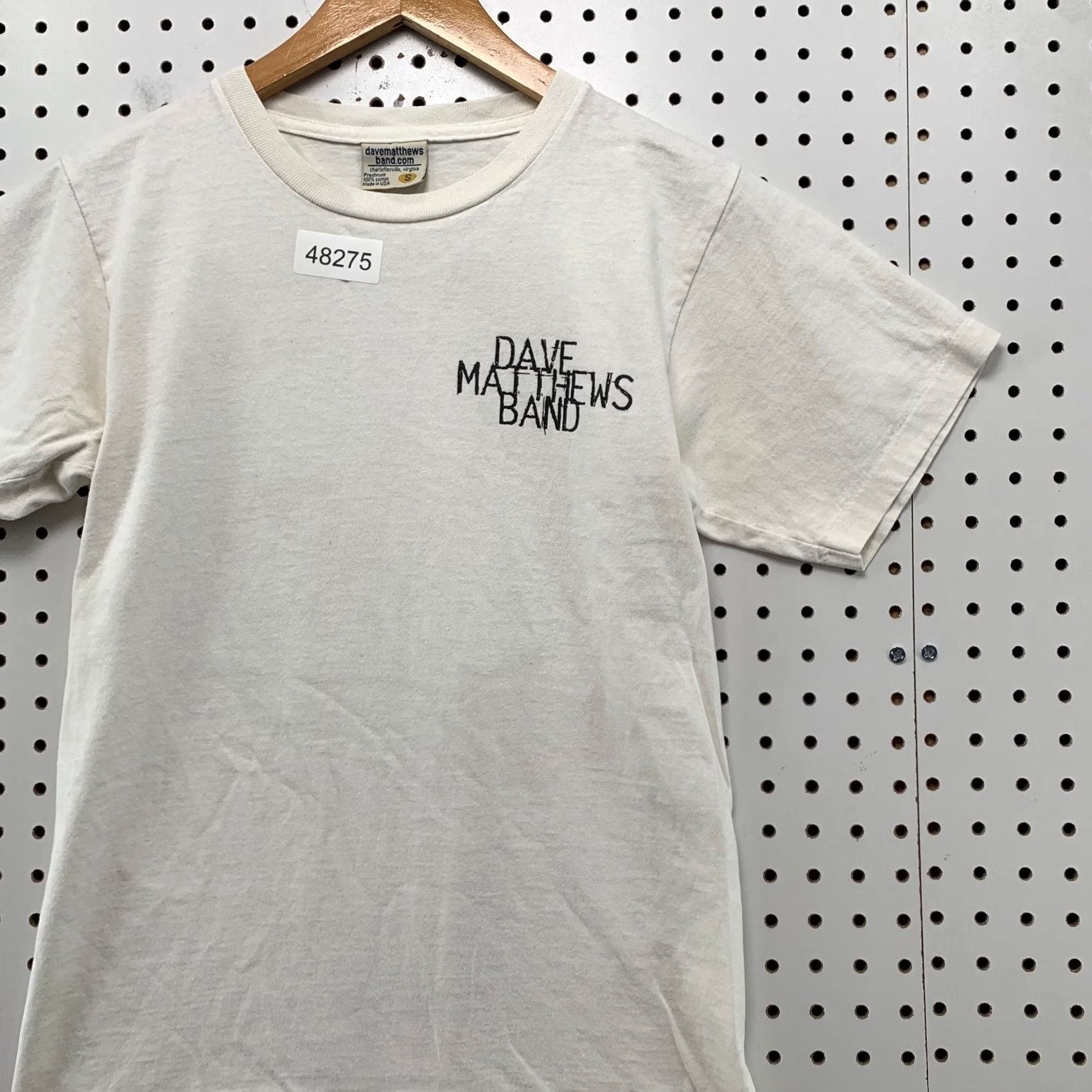 Vintage Dave Matthews Band FIredancer T Shirt Mens Small White Graphic Made In Usa Size US S / EU 44-46 / 1 - 4 Thumbnail