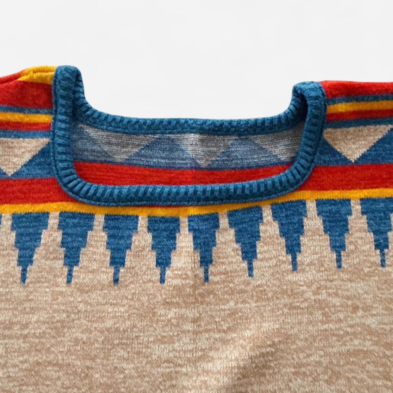Other 60s 70s Vintage Fair Isle Knit Sweater, Women’s M Size M / US 6-8 / IT 42-44 - 2 Thumbnail