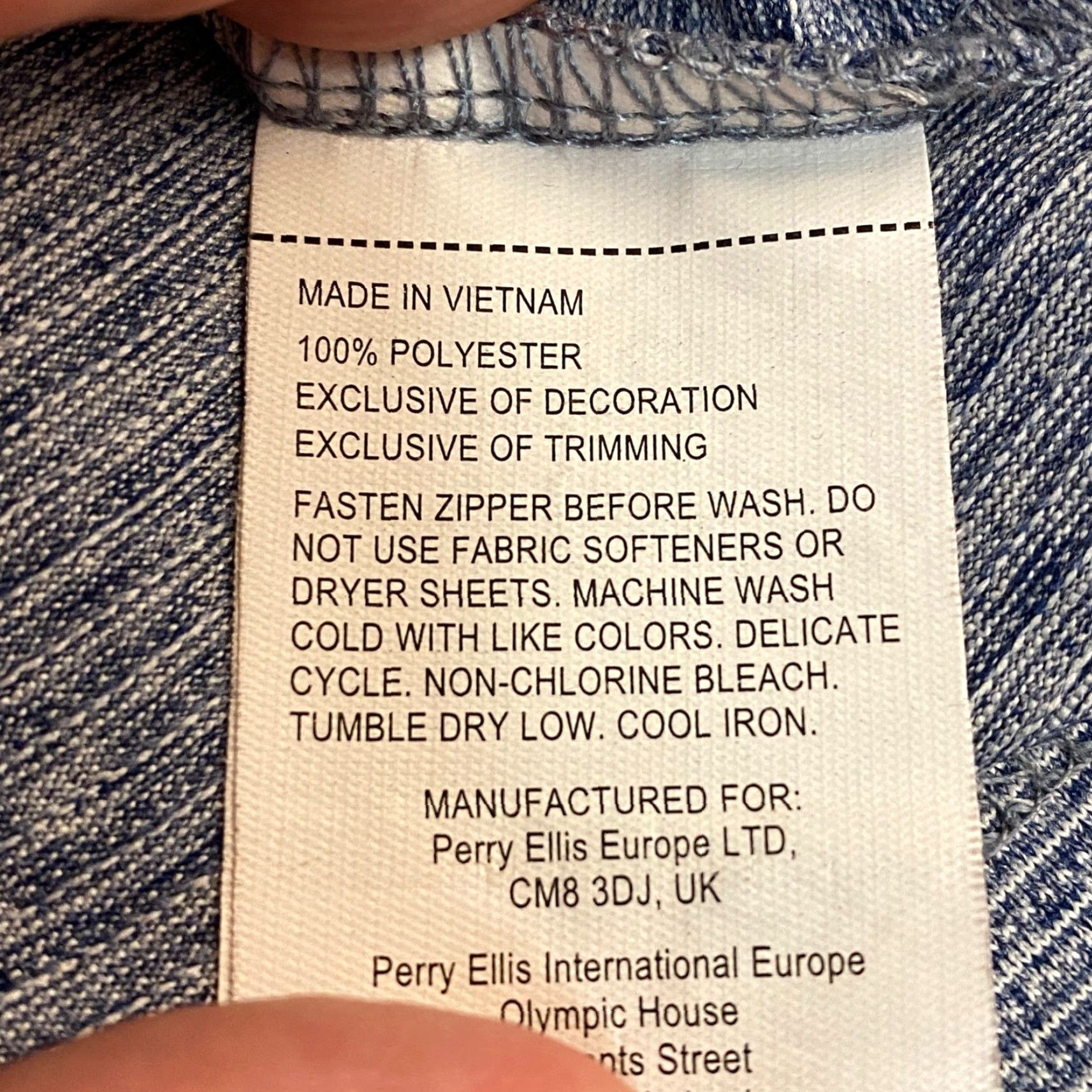 Perry Ellis Perry Ellis Polo Shirt Mens XXL Blue Heather Short Sleeve 1/4 Zip Pullover Polo Shirt Big & Tall Contemporary Golf Active Wear Mens Clothing Size US XXL / EU 58 / 5 - 5 Thumbnail