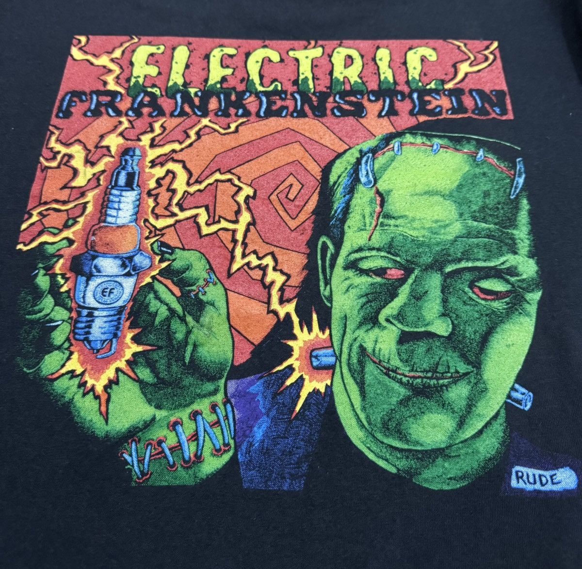 Band Tees × Vintage Vintage 90’s Electric Frankenstein Garage Punk Revival Size US M / EU 48-50 / 2 - 5 Thumbnail
