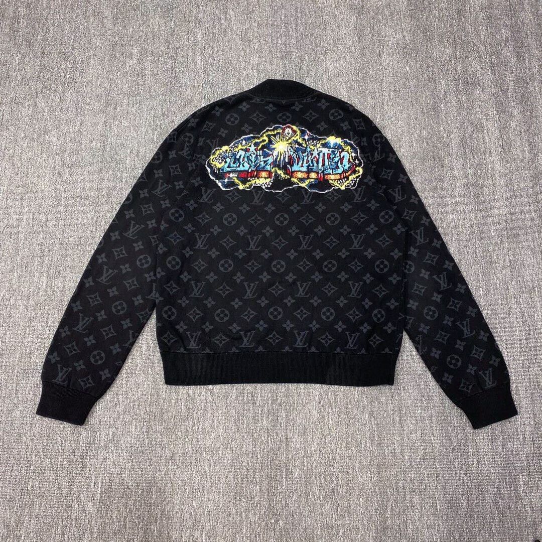Louis Vuitton Louis Vuitton Black presbyopic jacket with graffiti logo ja Size US M / EU 48-50 / 2 - 5 Thumbnail