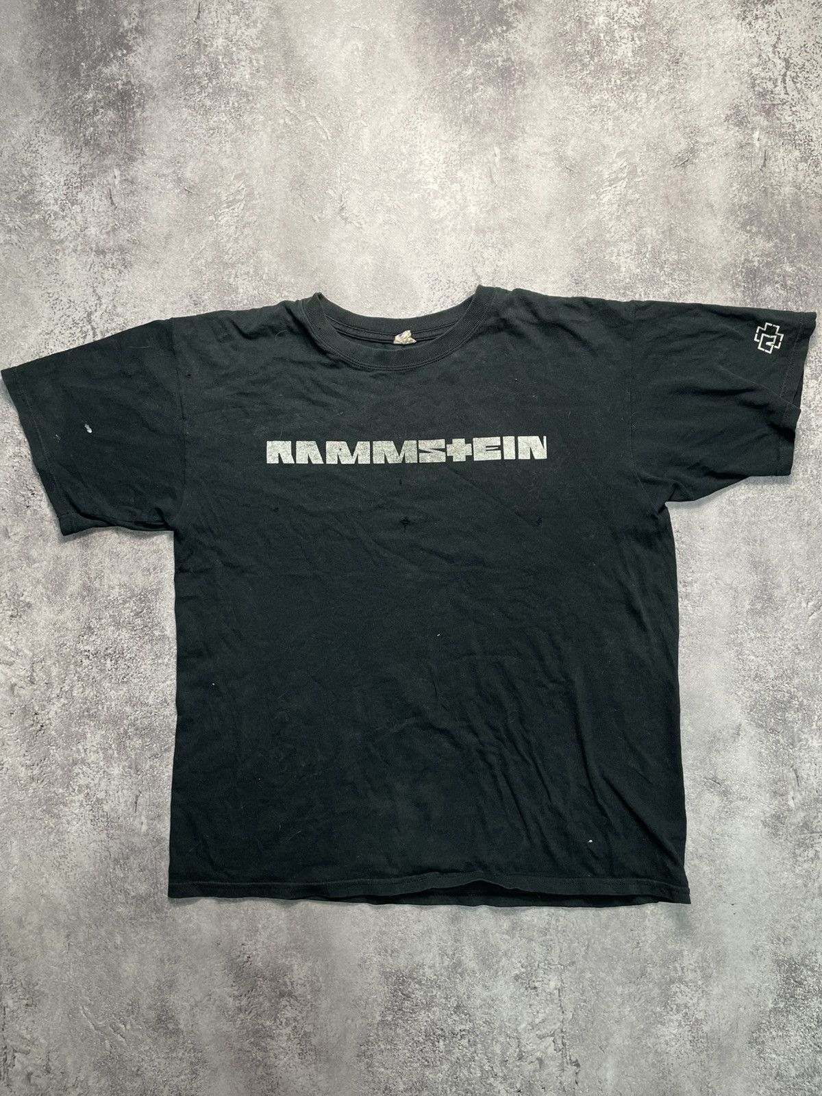Band Tees Vtg Rammstein Distressed Band Tee Size US L / EU 52-54 / 3 - 1 Thumbnail