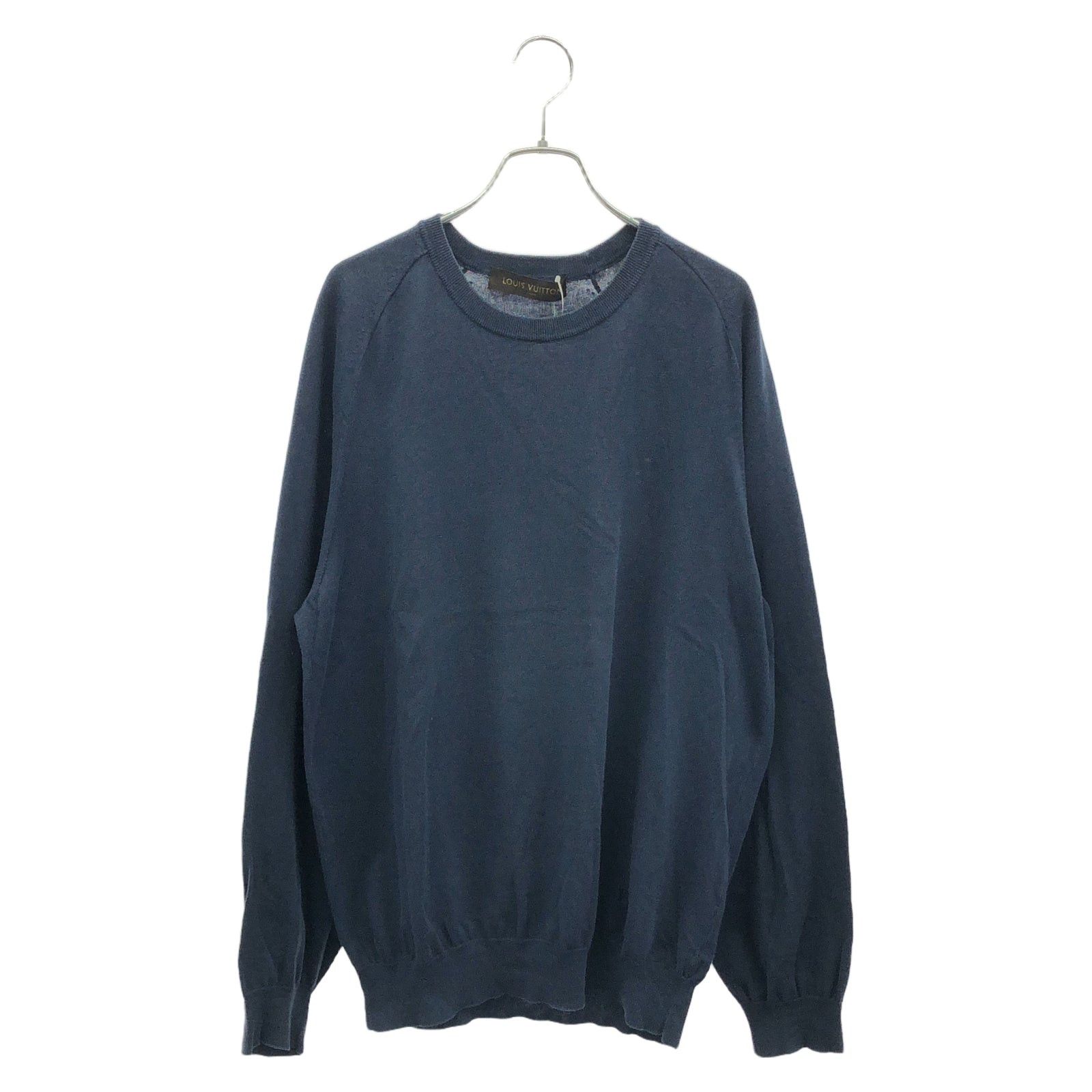 Louis Vuitton Louis Vuitton Sweater Knit Cotton Navy Size ONE SIZE - 1 Thumbnail