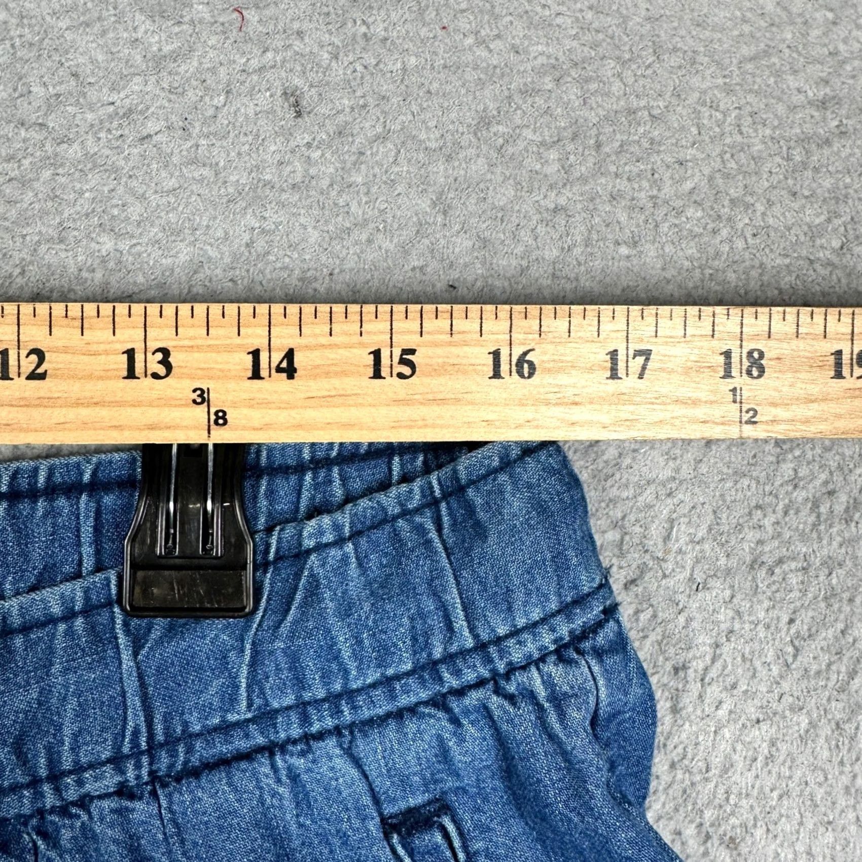Old Navy Old Navy Billie High Rise Denim Pants Women L Blue Pull On Tapered Leg Ankle Pants Comfort Waistband Size 36" / US 14 / IT 50 - 6 Thumbnail