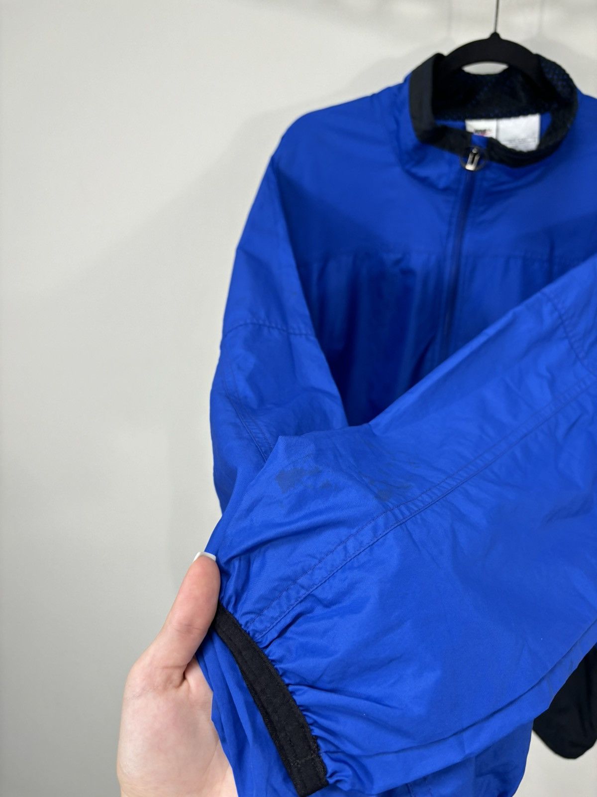 Nike Vintage 90s Nike Y2K Retro Hype Baggy Nylon Track Jacket Size US XL / EU 56 / 4 - 13 Thumbnail
