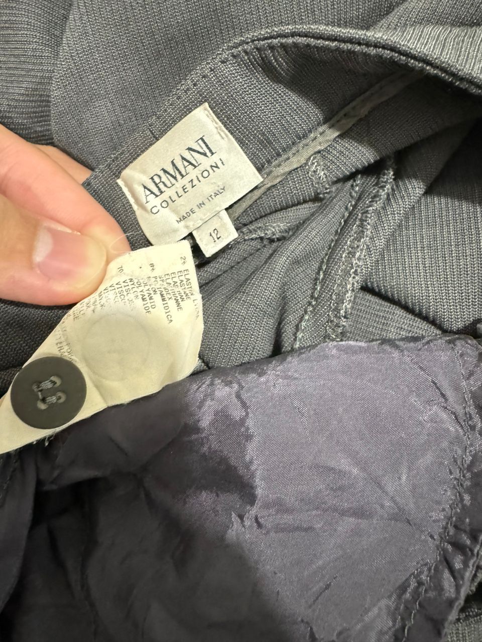 Armani Collezioni Armani Collezioni Womens Slack Pants Size 34" / US 12 / IT 48 - 4 Thumbnail