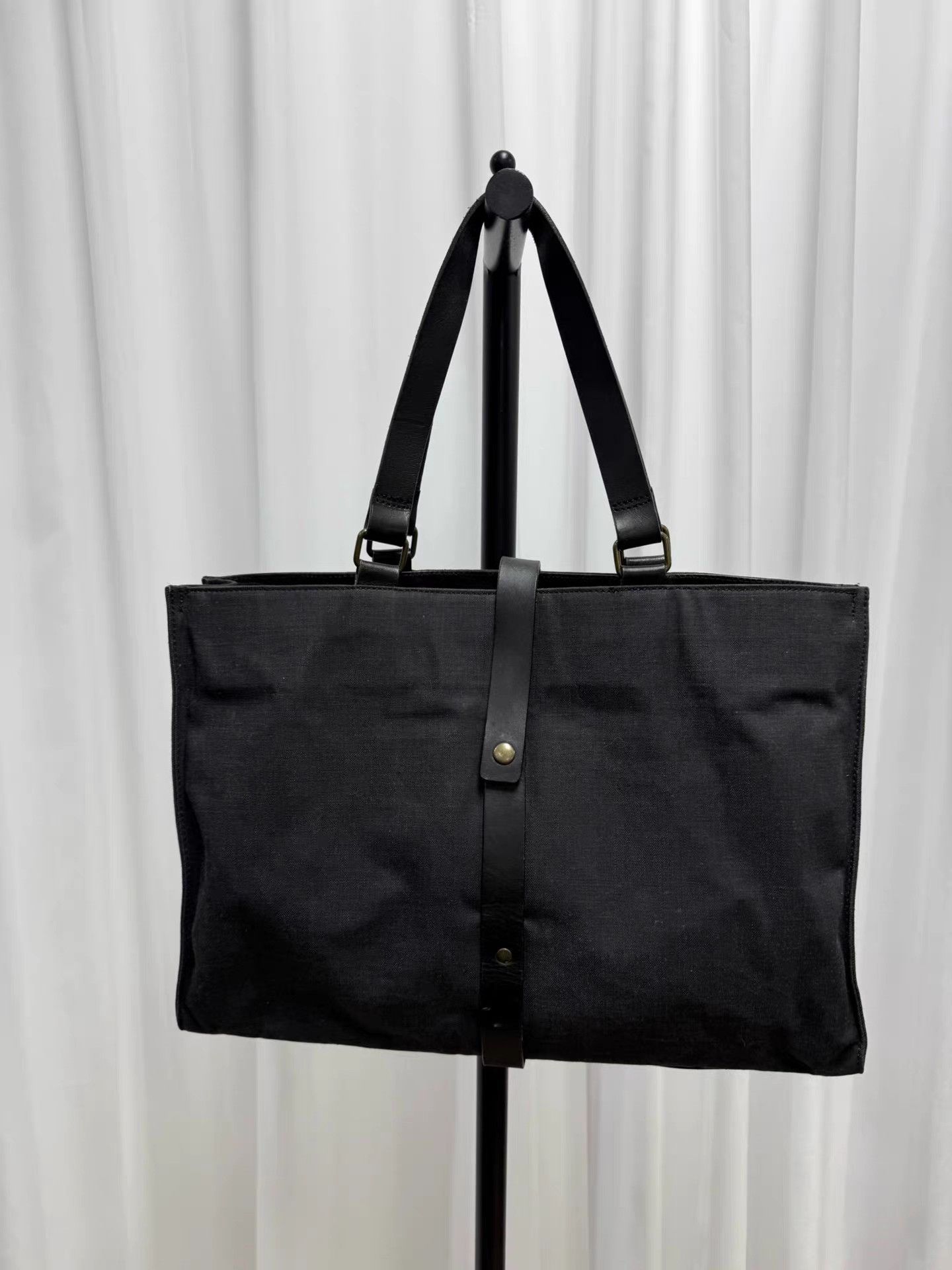 Dries Van Noten Dries van noten Linen-Cotton Tie-Strap Tote Bag K20 Size ONE SIZE - 5 Thumbnail