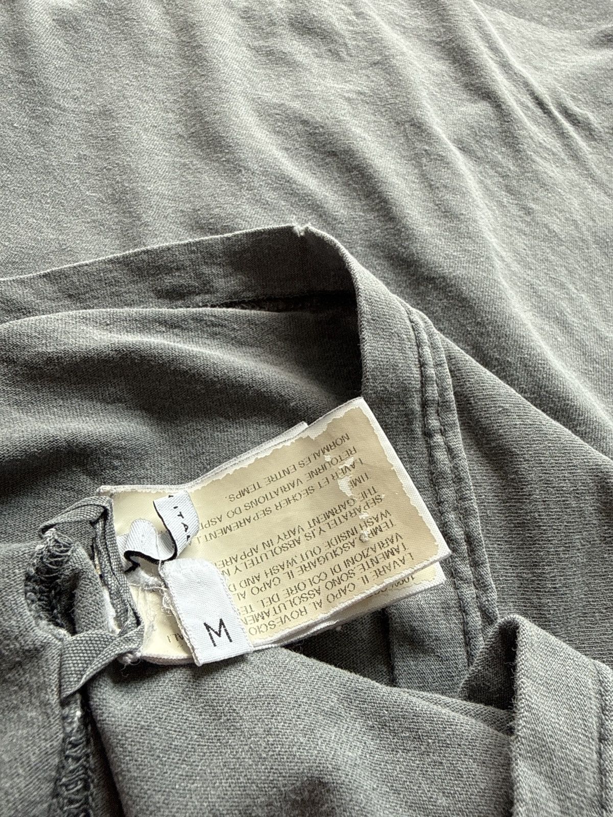 Rick Owens Drkshdw Rick Owens DRKSHDW Bleached Hot Dog Tee Size US M / EU 48-50 / 2 - 6 Thumbnail