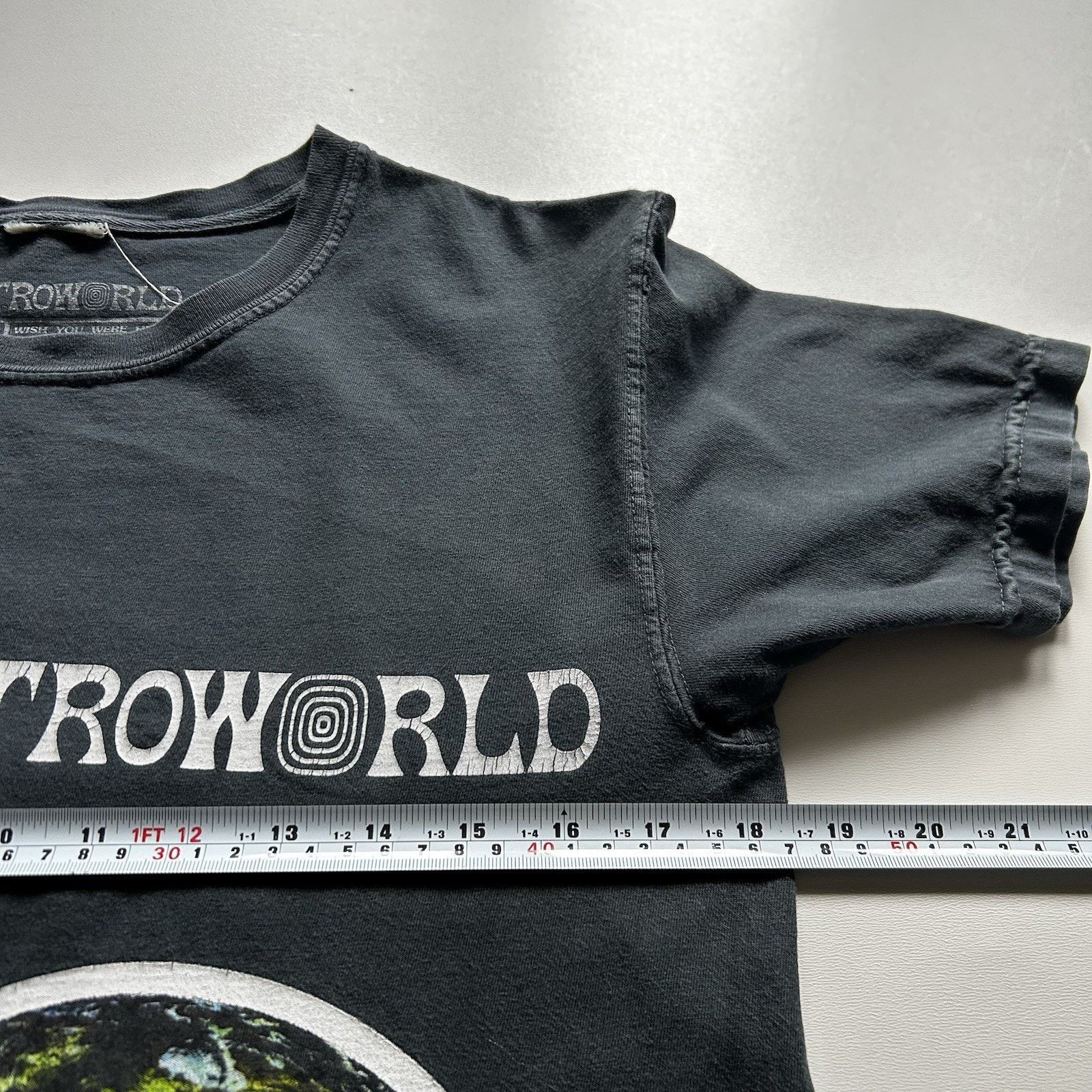 Rap Tees Astroworld T Shirt Small Travis Scott Down To Earth Rap Tee Size US S / EU 44-46 / 1 - 5 Thumbnail