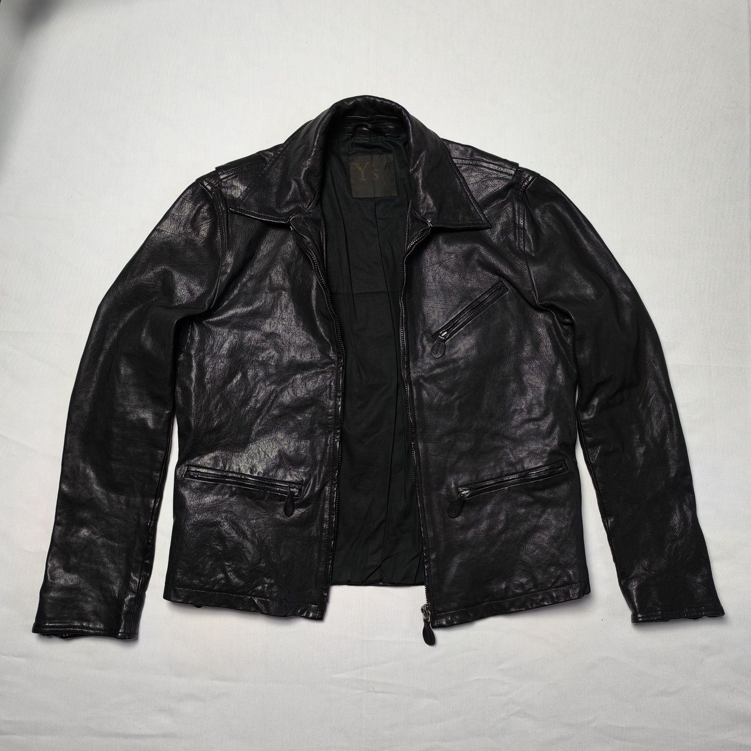 Yohji Yamamoto Yohji Yamamoto Vintage Buffalo Leather Jacket Size US XL / EU 56 / 4 - 1 Thumbnail