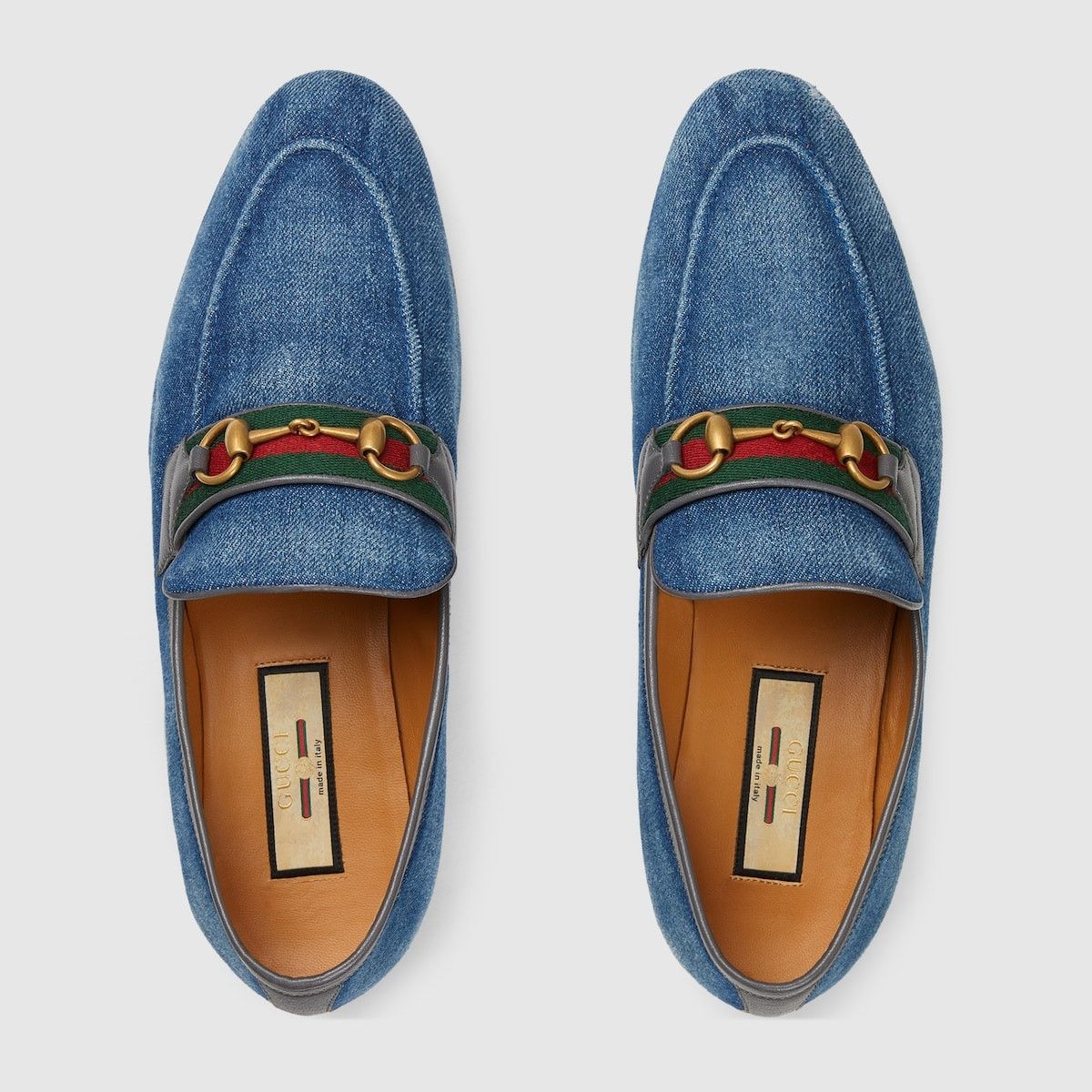 Gucci o1s1wg110125 Loafers With Horsebit in Blue Size US 12 / EU 45 - 4 Thumbnail