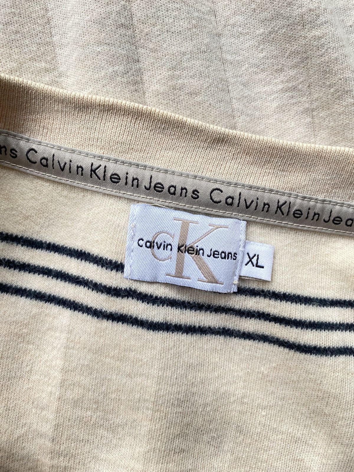 Calvin Klein Calvin Klein Jeans Classic Striped Tee Size US XL / EU 56 / 4 - 4 Thumbnail