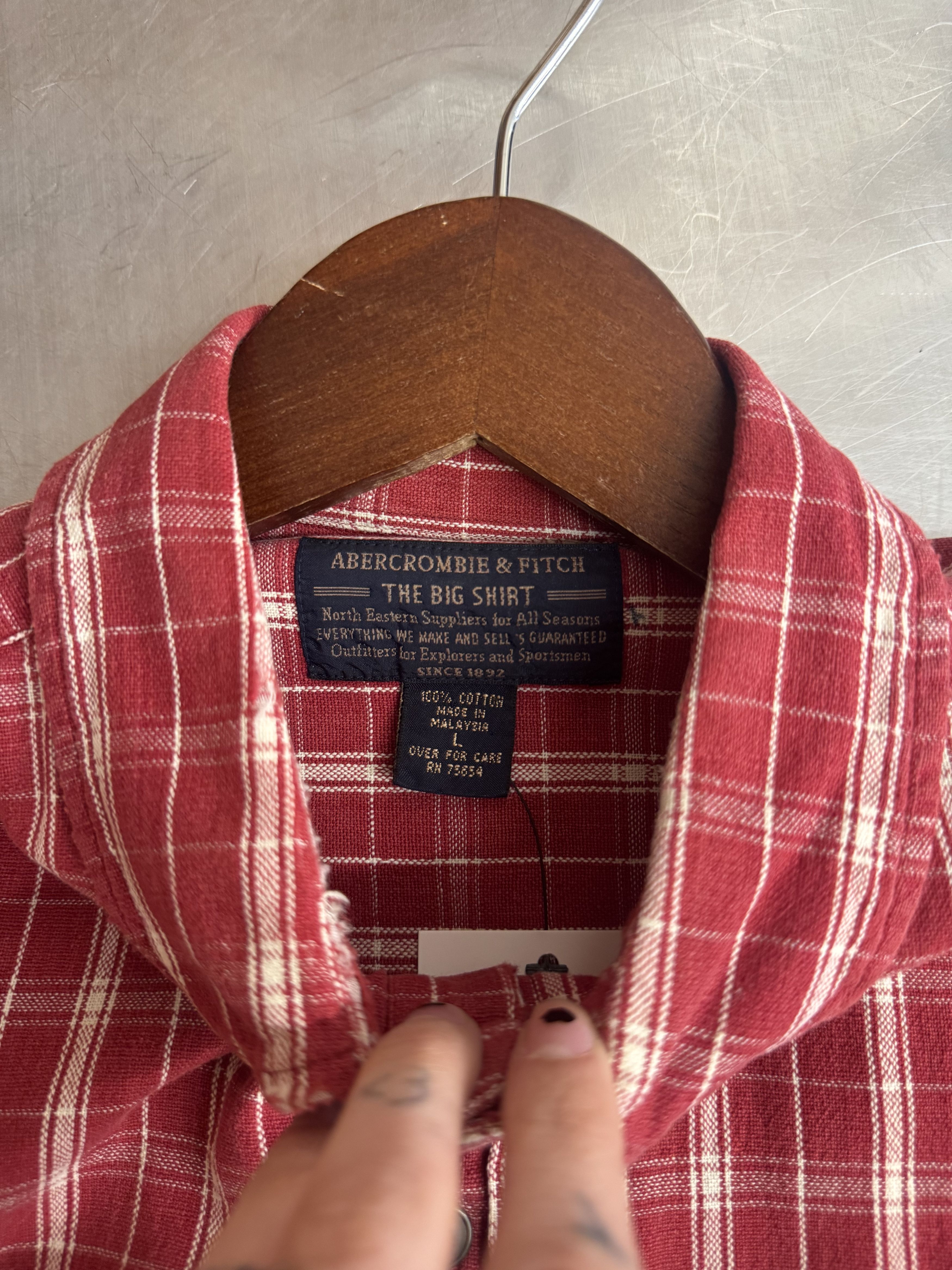 Abercrombie & Fitch Vintage Abercrombie & Fitch Button Up Size US L / EU 52-54 / 3 - 4 Thumbnail