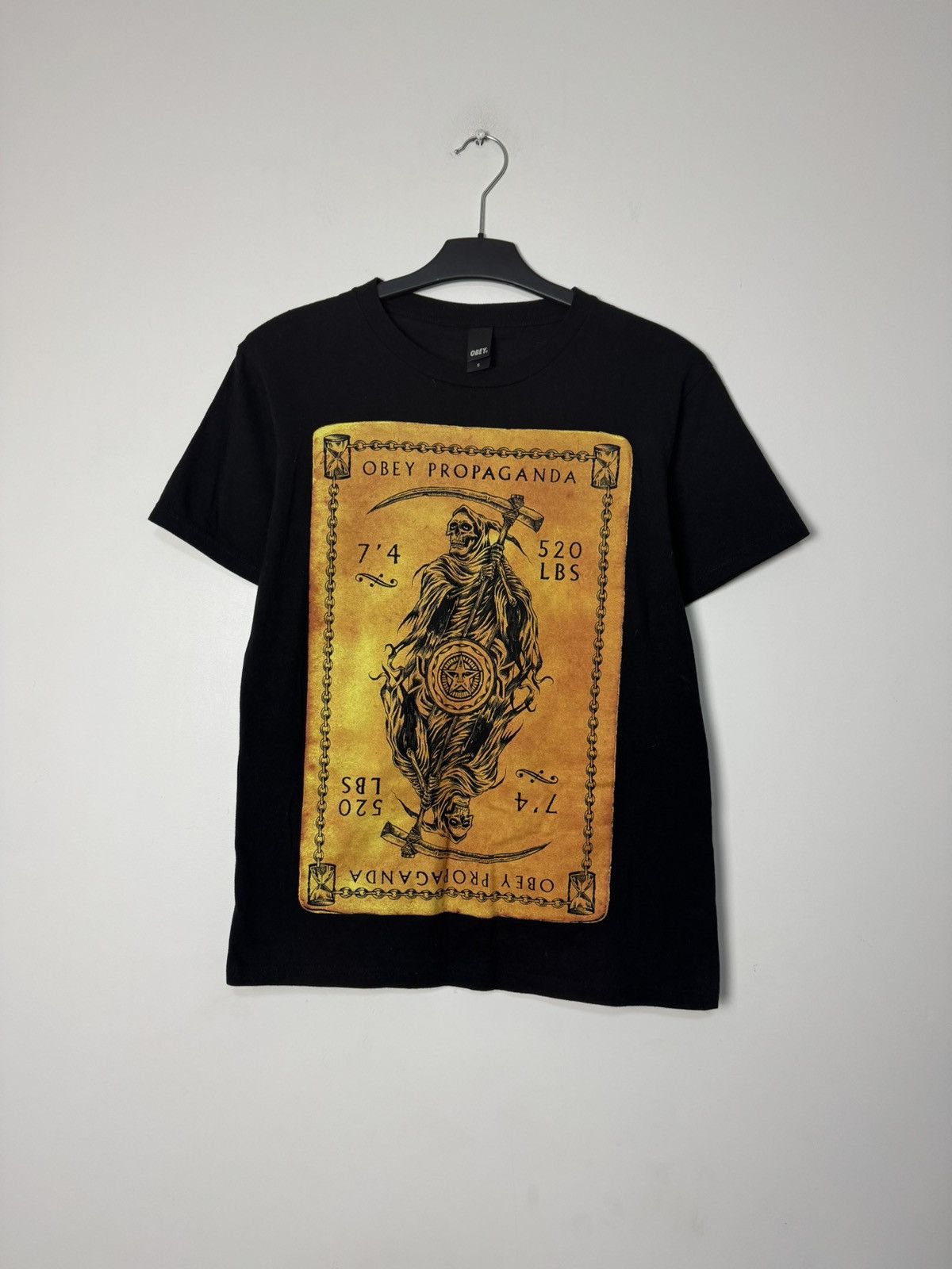 Obey Archive Rare Obey Propaganda Reaper Skull Tee AvantGarde Y2K Size US S / EU 44-46 / 1 - 2 Thumbnail