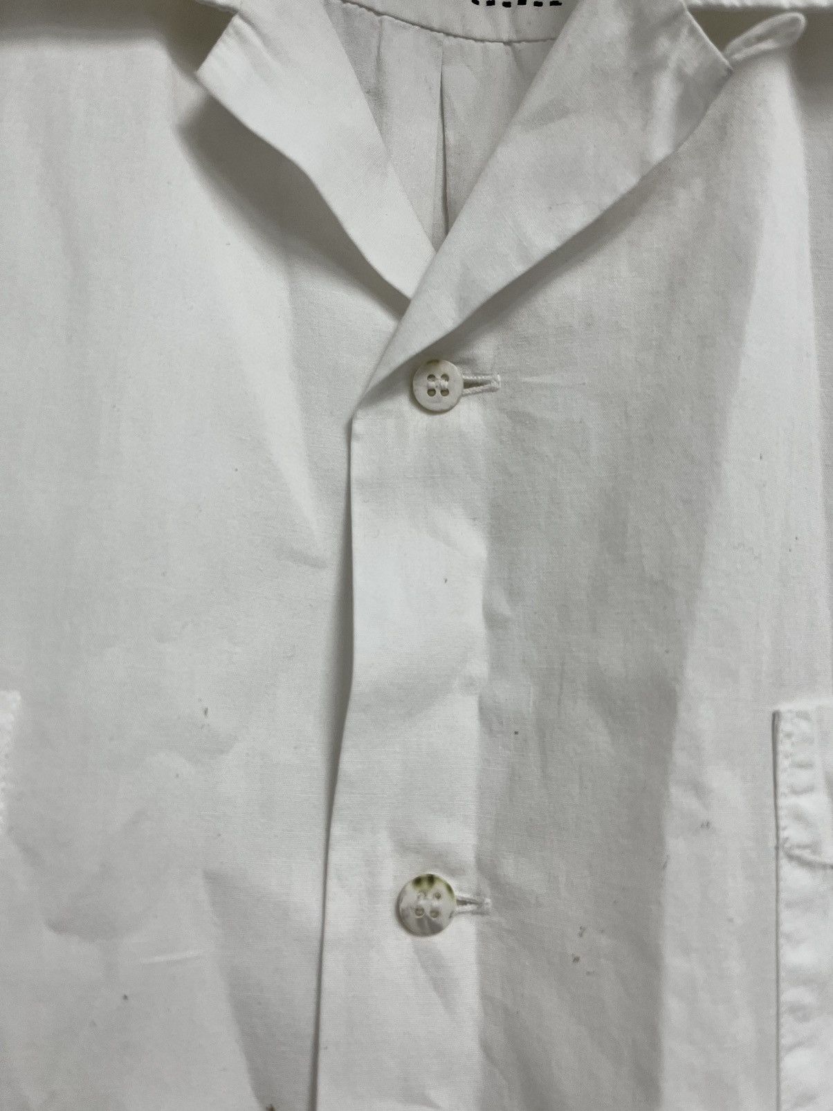 Yohji Yamamoto Y’s for men by Yohji Yamamoto White Shirt Size US M / EU 48-50 / 2 - 4 Thumbnail