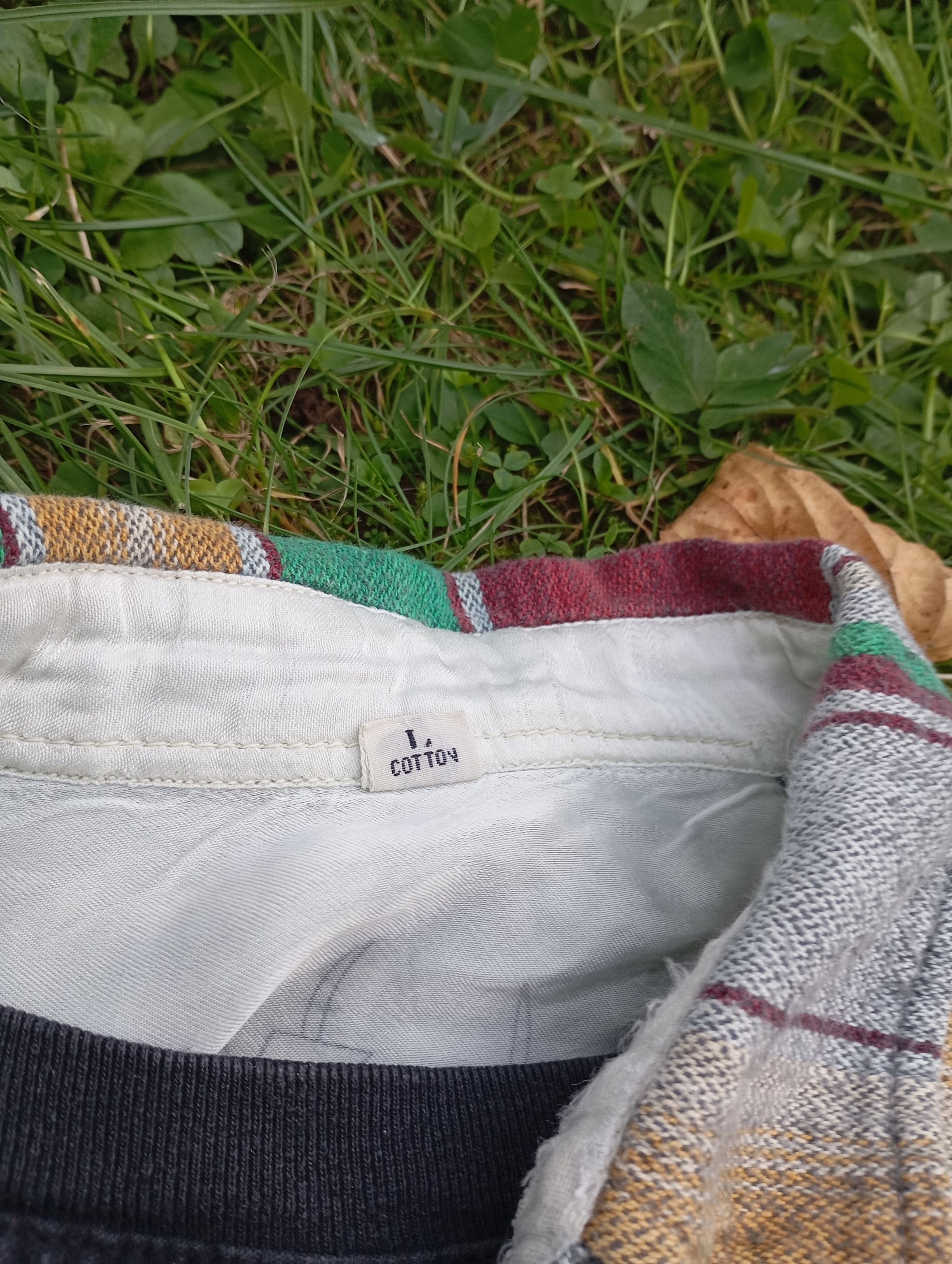 Flannel × Vintage Vintage Y2K Travis Scott style Striped Flannel Shirt Size US L / EU 52-54 / 3 - 4 Thumbnail