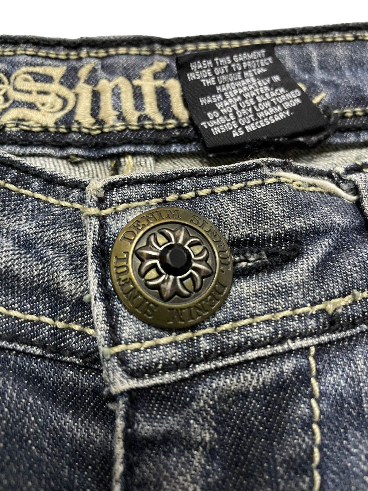 Designer × Jean Sinful Denim Size 30" / US 8 / IT 44 - 6 Thumbnail