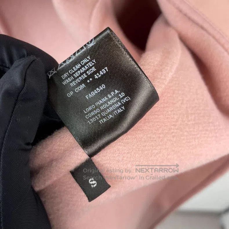 Loro Piana Loro Piana Pink Cashmere Overcoat Size S / US 4 / IT 40 - 6 Thumbnail