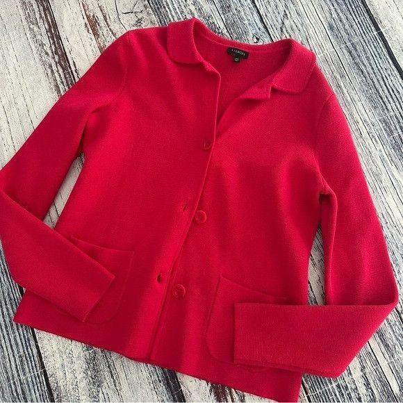 Talbots Talbots Hot Pink Knit Blazer Size XS / US 0-2 / IT 36-38 - 3 Thumbnail