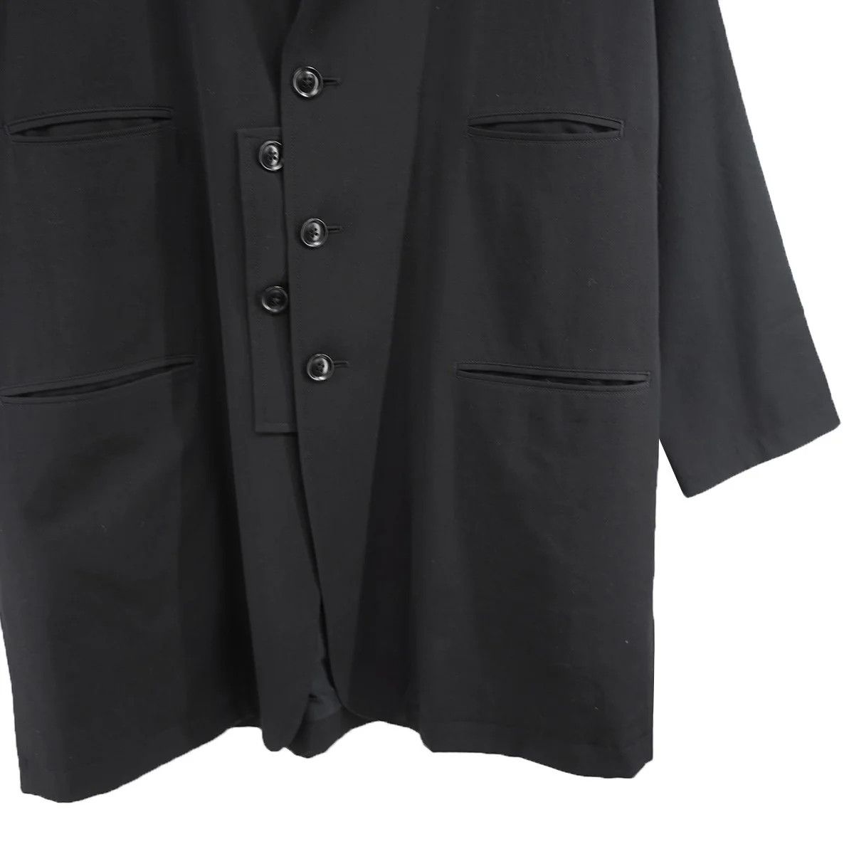 Yohji Yamamoto Yohji Yamamoto pour homme/17AW Stand Collar Long Jacket Size US L / EU 52-54 / 3 - 2 Thumbnail
