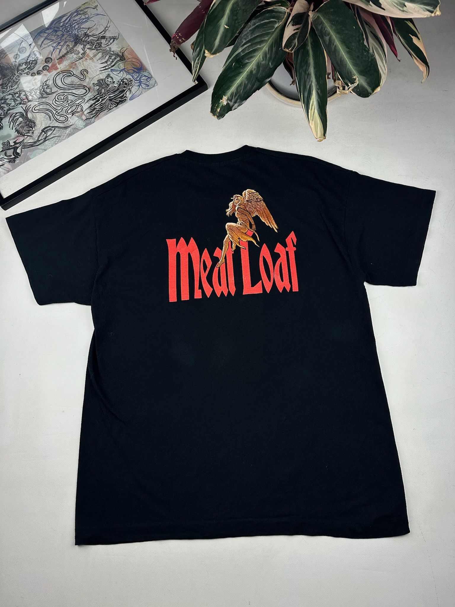 Band Tees Vintage Meatloaf Band T shirt Size US XL / EU 56 / 4 - 1 Thumbnail