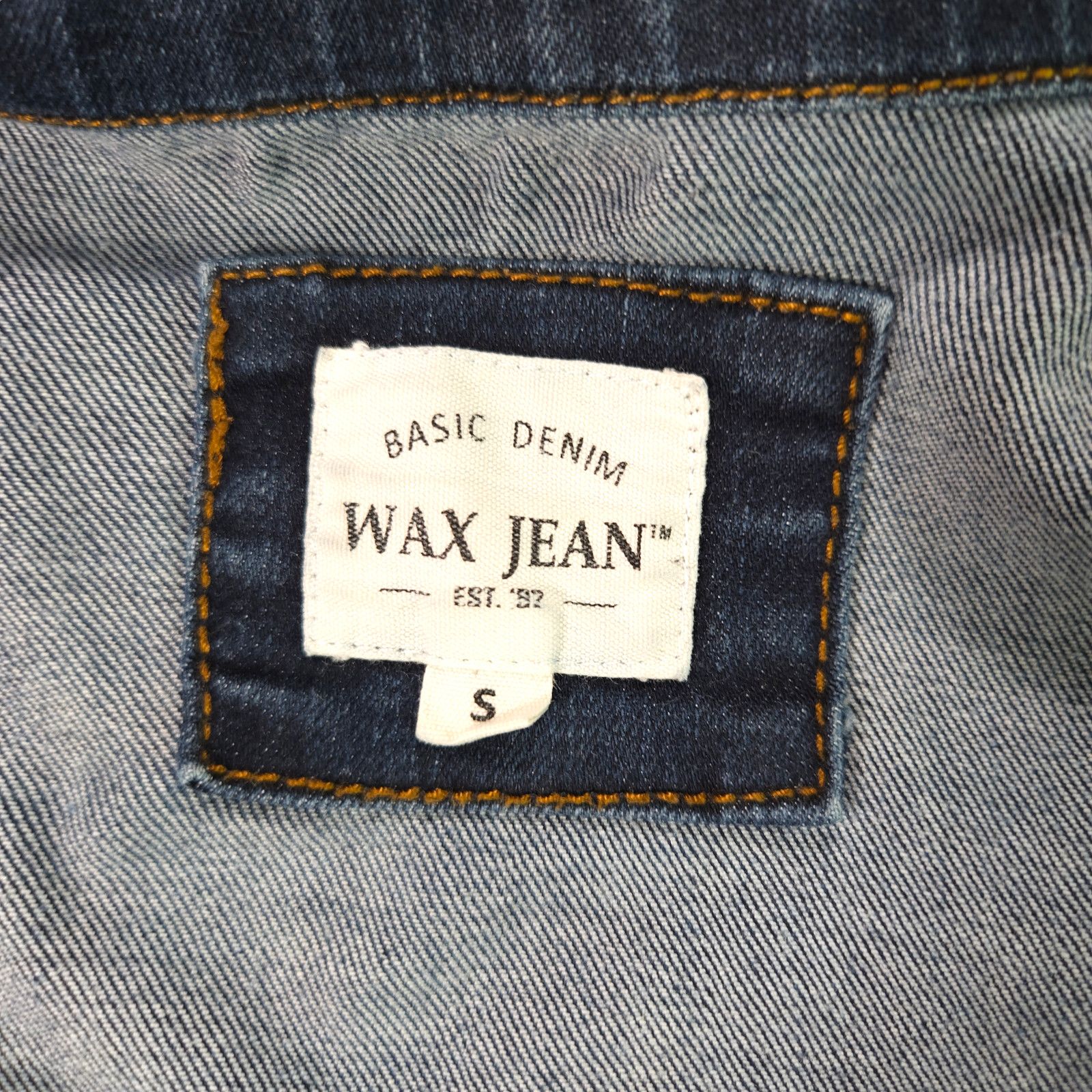 Other EUC Wax Jean Classic Denim Crop Jean Jacket Sz. S Dark Denim Size S / US 4 / IT 40 - 4 Thumbnail
