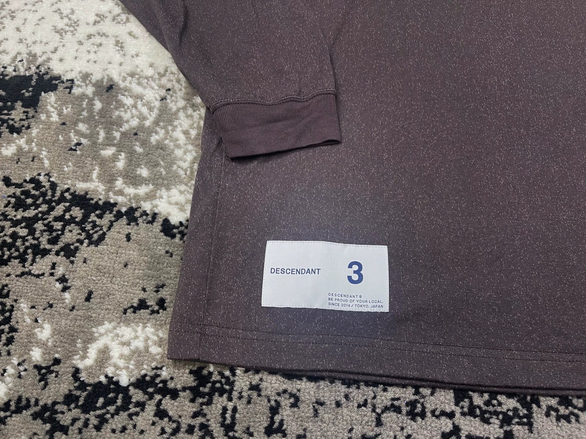 Descendant DCDT SACK JERSEY oversized crewneck LS tee 21SS 3 Size US L / EU 52-54 / 3 - 3 Thumbnail
