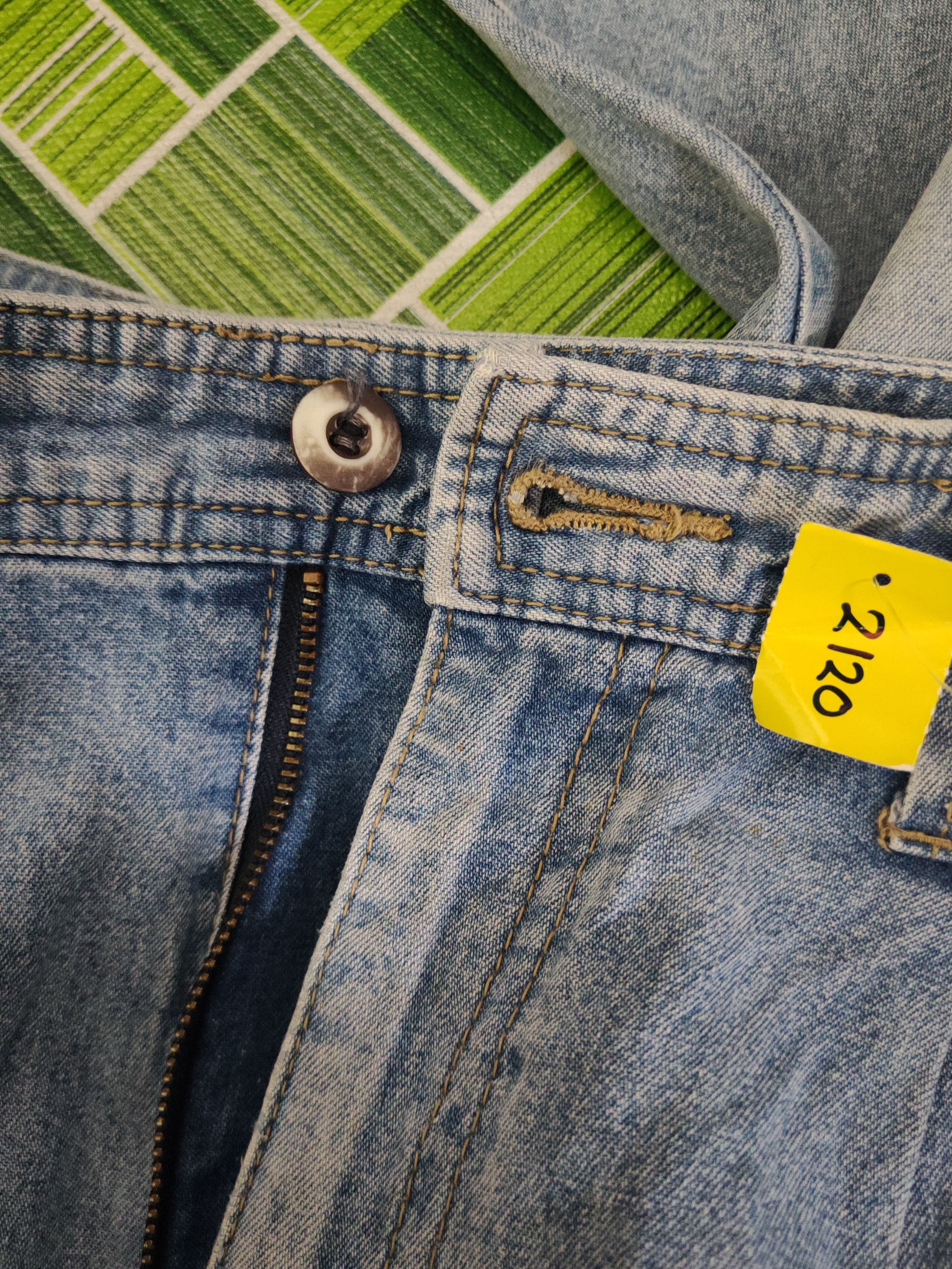 Japanese Brand DL Hey Beau Blue Distressed Ripped Jeans #2120 Size US 32 / EU 48 - 16 Thumbnail