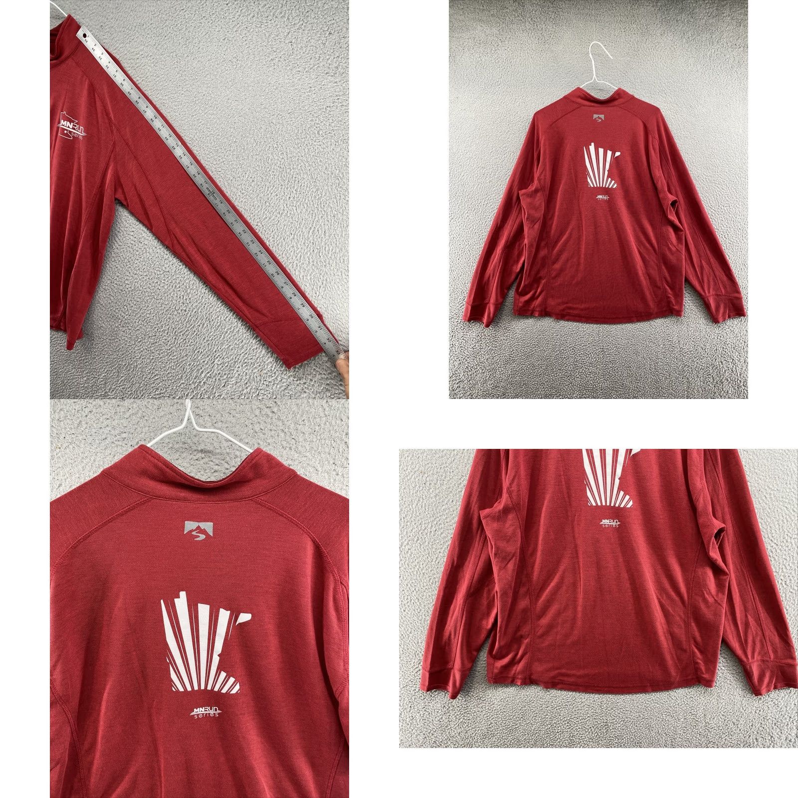 Vintage Storm Creek Minnesota Run Series 1/4 Zip Lightweight Jacket Red XL Men’s Jacket Size US XL / EU 56 / 4 - 8 Thumbnail
