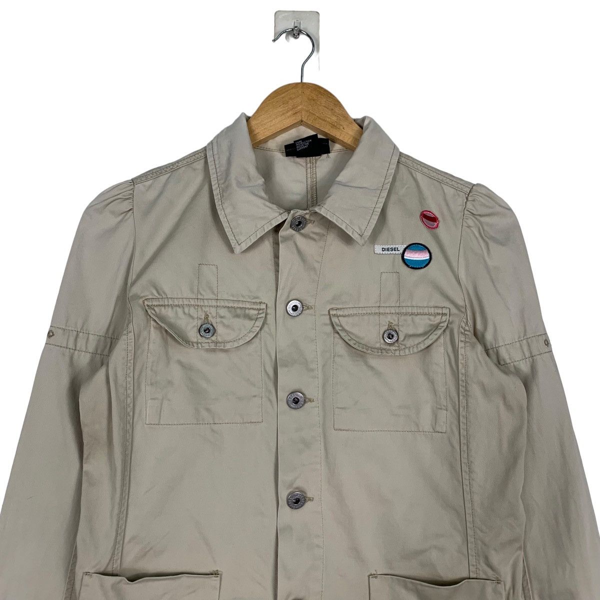 Diesel DIESEL Four Pocket Work Button Shirt Jacket #1146-C52 Size US S / EU 44-46 / 1 - 2 Thumbnail