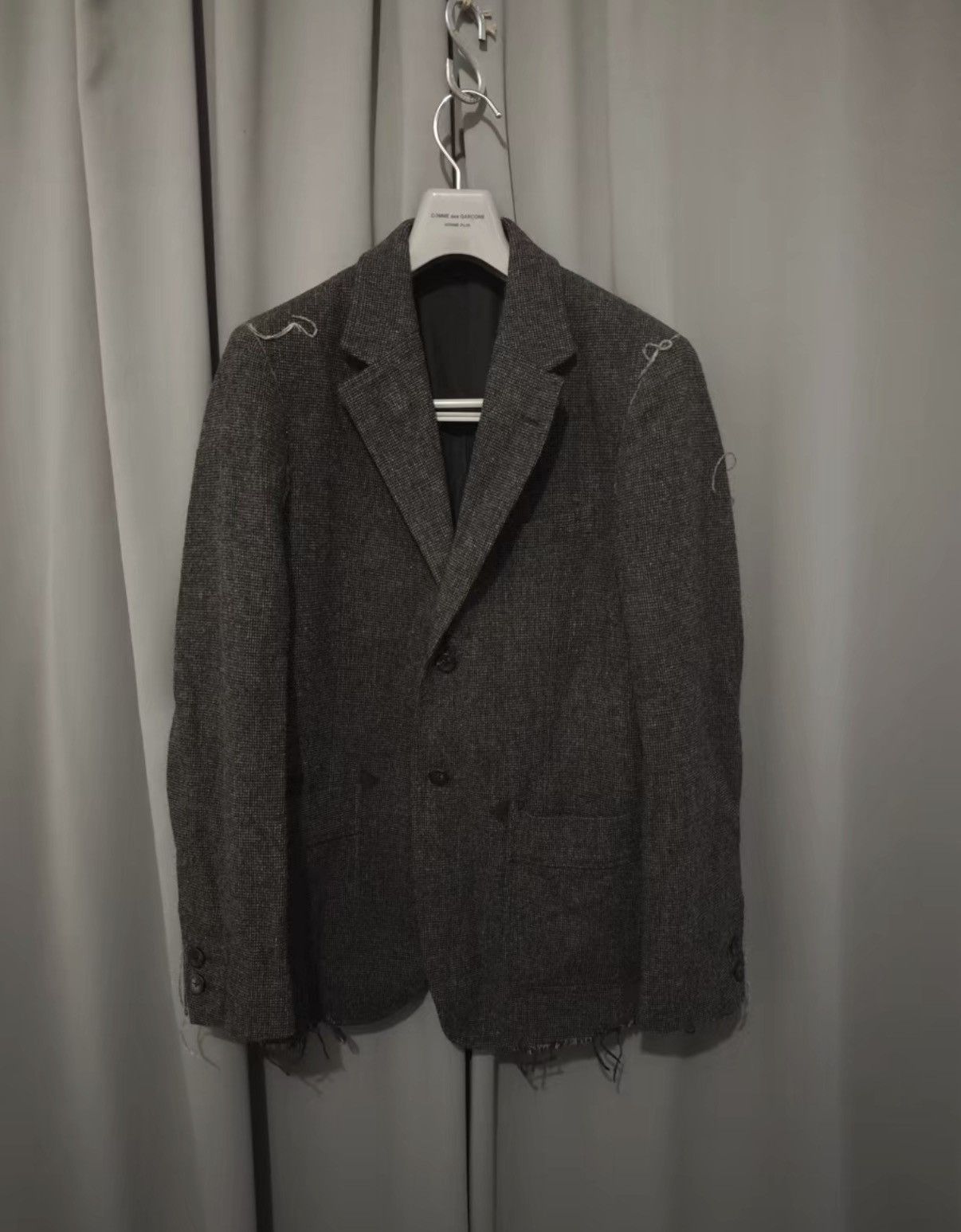 The Letters The Letters Fall/Winter Wool Cut-Off Frayed Blazer Size US S / EU 44-46 / 1 - 1 Thumbnail