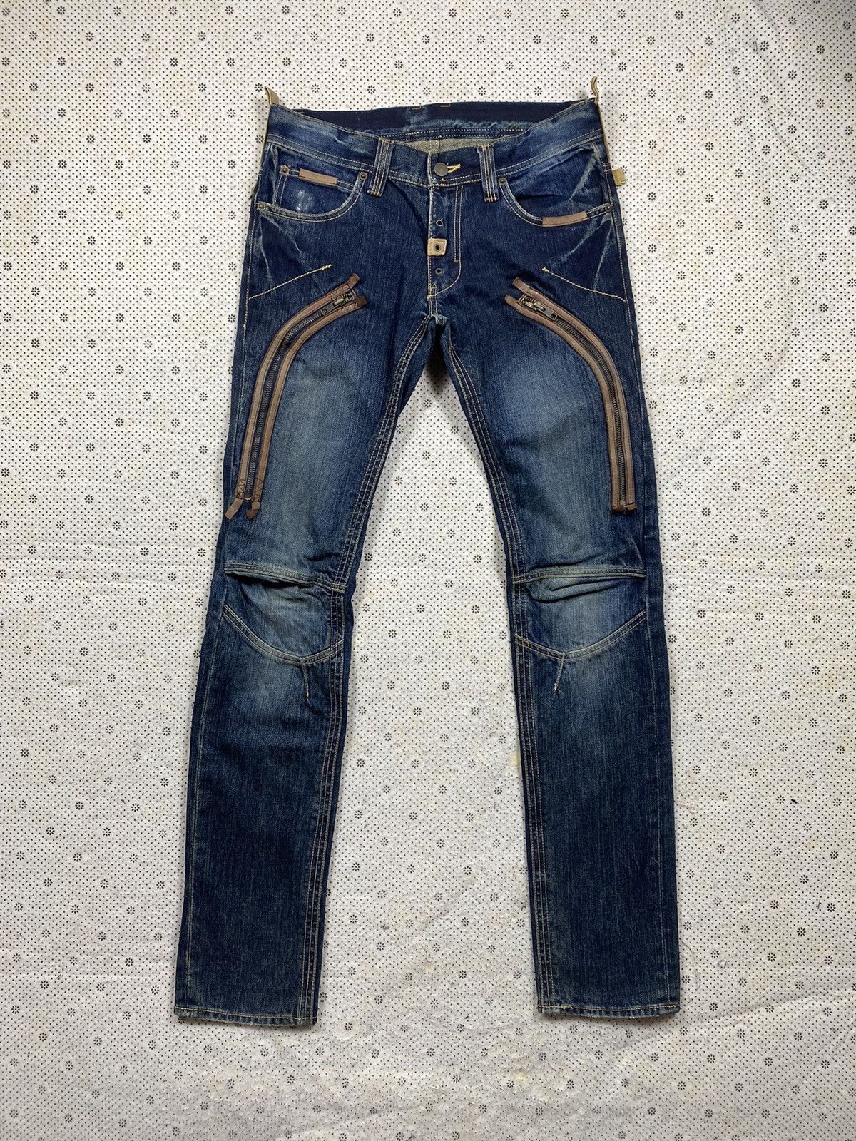 Hysteric Glamour Extremely Rare PPFM Biker Denim Pant Size US 32 / EU 48 - 1 Thumbnail