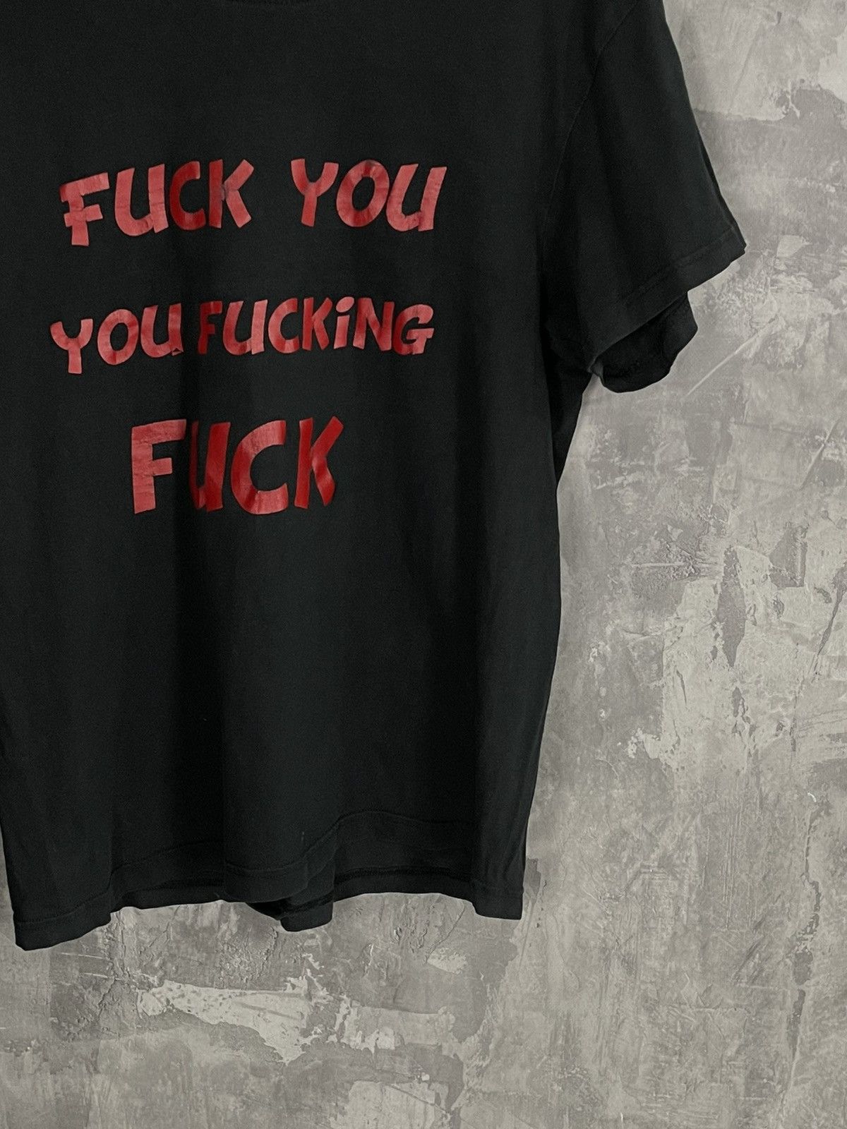 Vintage Vintage "Fuck You You Fucking Fuck" T-shirt Humor Size US M / EU 48-50 / 2 - 6 Thumbnail