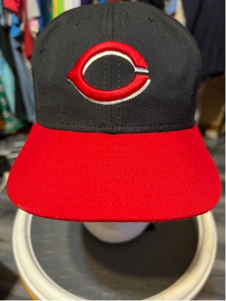 New Era Vintage New Era Cincinnati Reds MLB 7 1/8 Size 30 - 1 Thumbnail